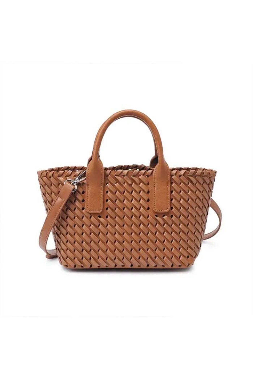 Paisley Woven Crossbody Tote Product Image