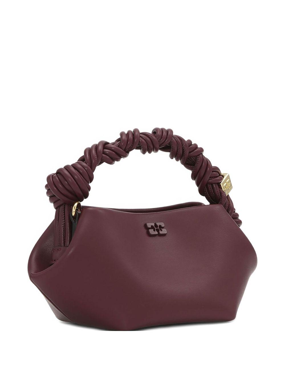 GANNI Bordeaux Mini Bou Handbag In Red Product Image