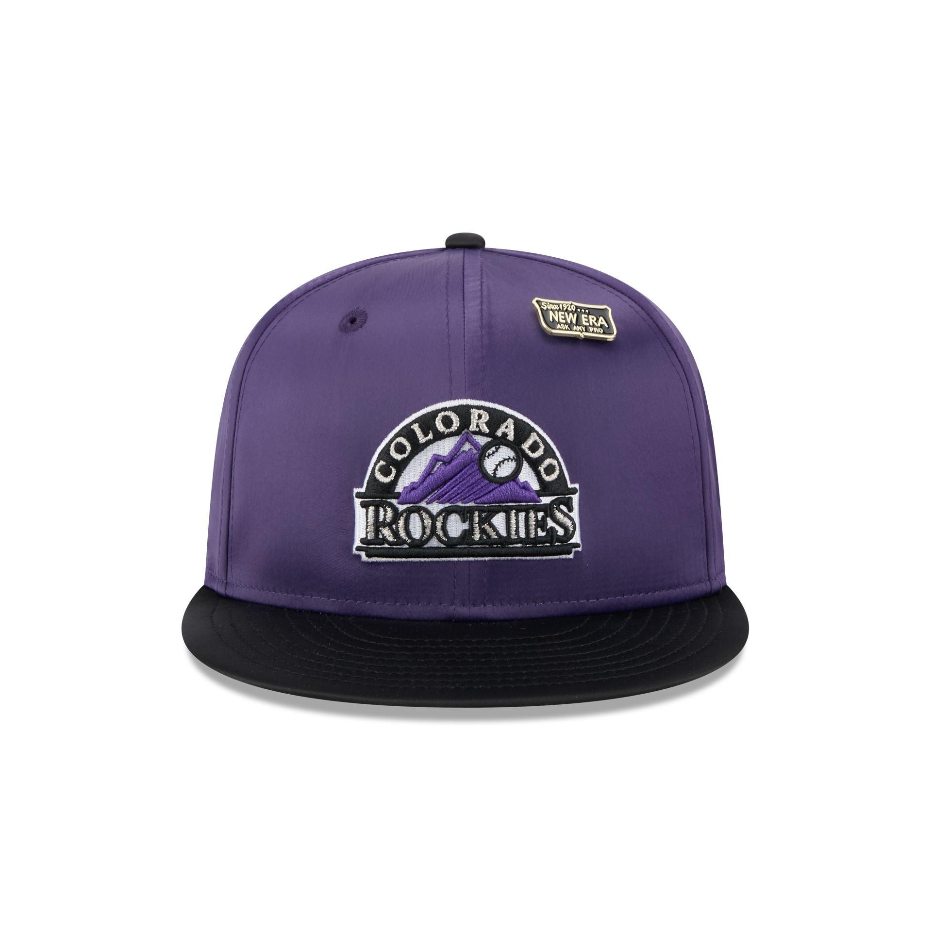 Colorado Rockies Spring Satin 59FIFTY Fitted Hat Male Product Image