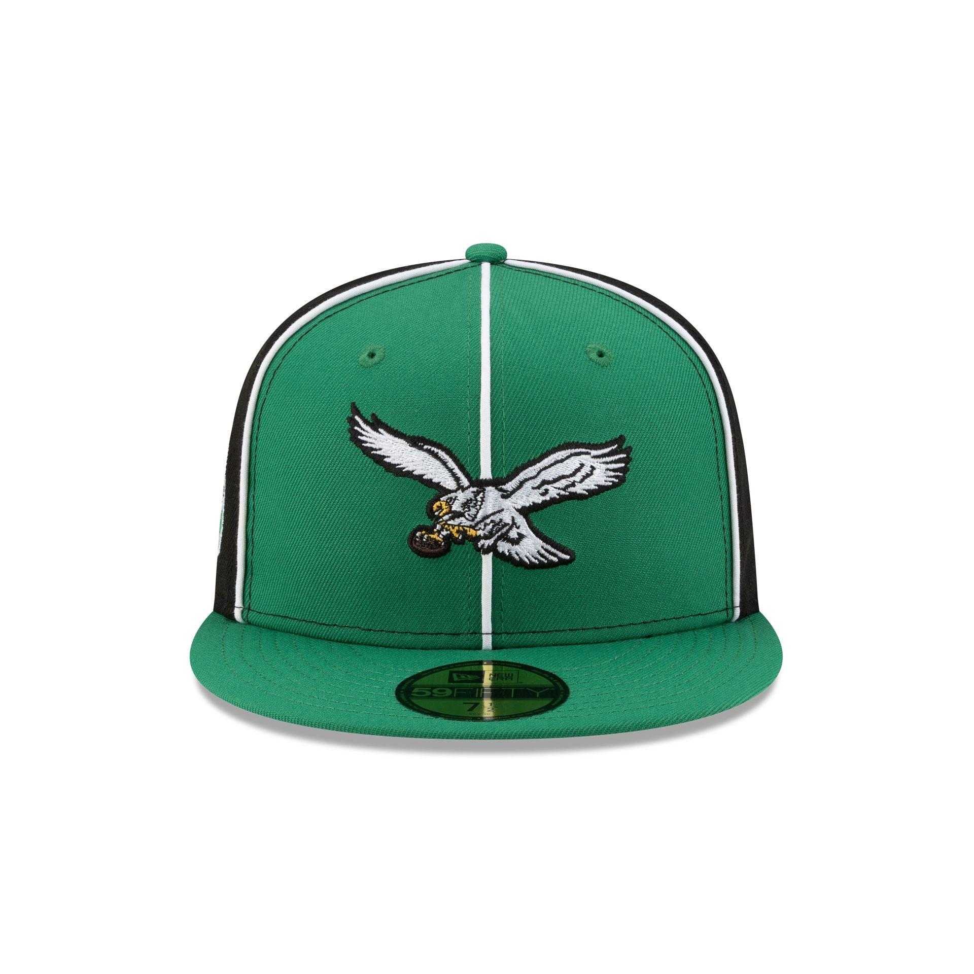 Philadelphia Eagles Two-Tone Pinwheel 59FIFTY Fitted Hat Male Product Image