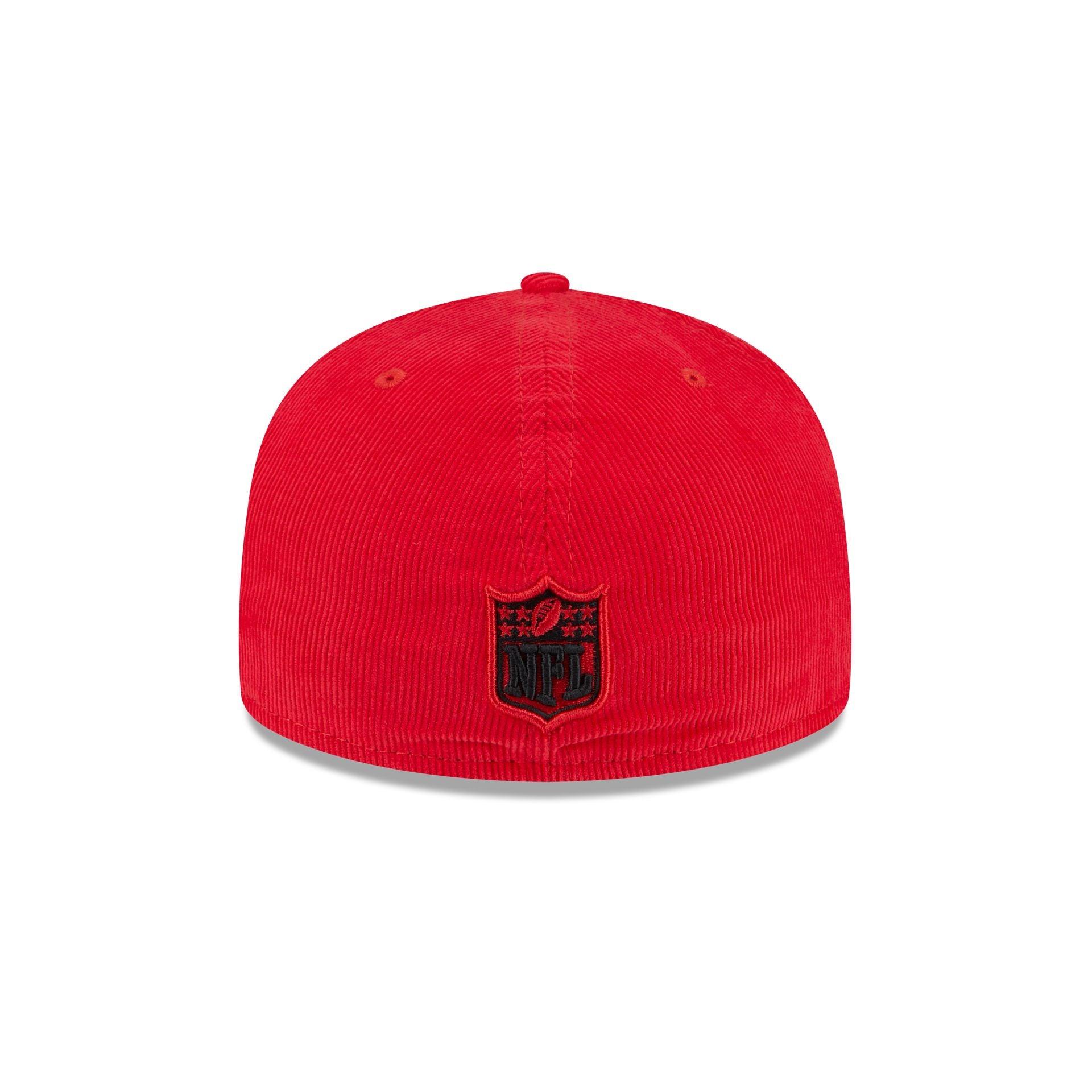 Just Caps Floral Corduroy Kansas City Chiefs 59FIFTY Fitted Hat Male Product Image