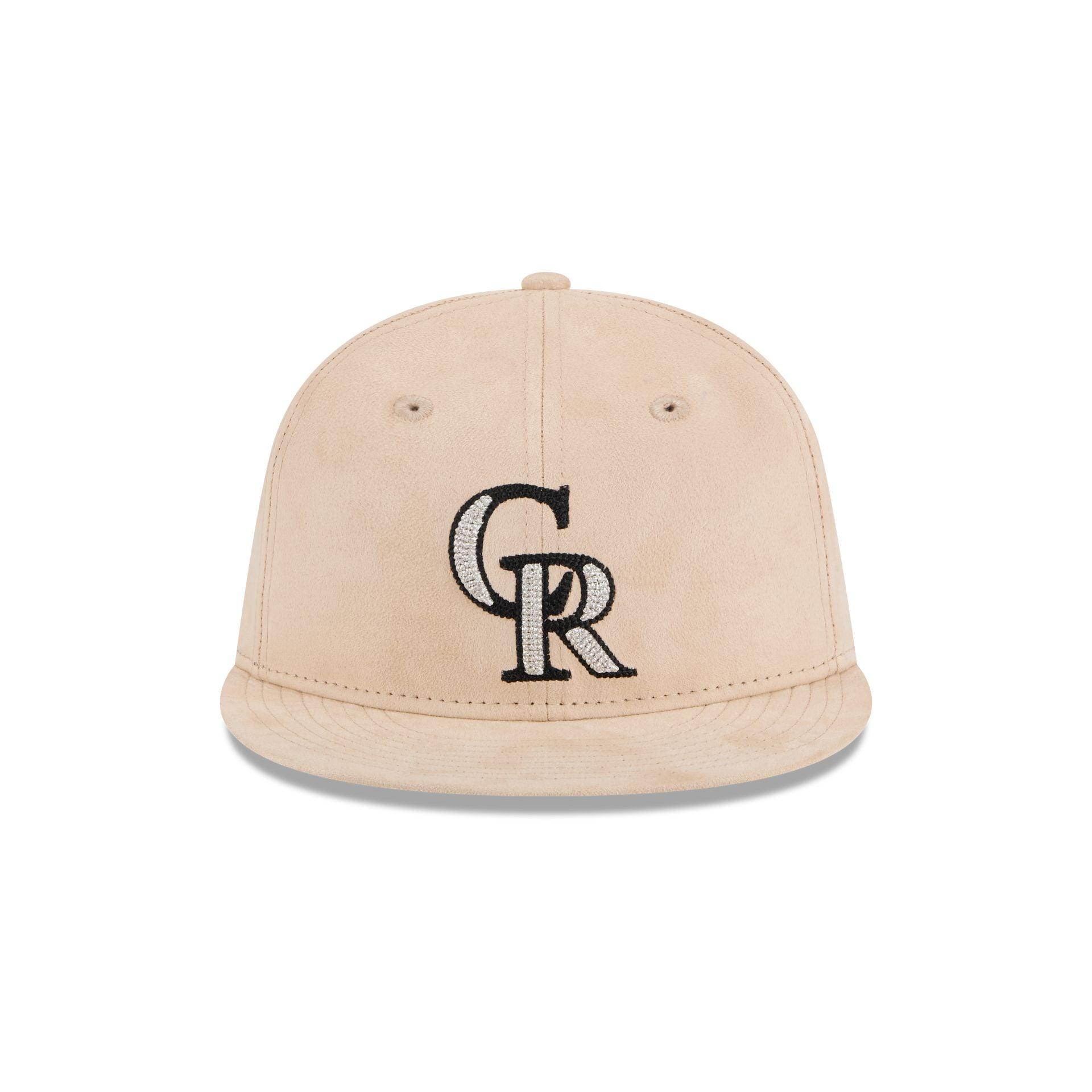 Colorado Rockies Stone Suede Retro Crown 9FIFTY Snapback Hat Male Product Image