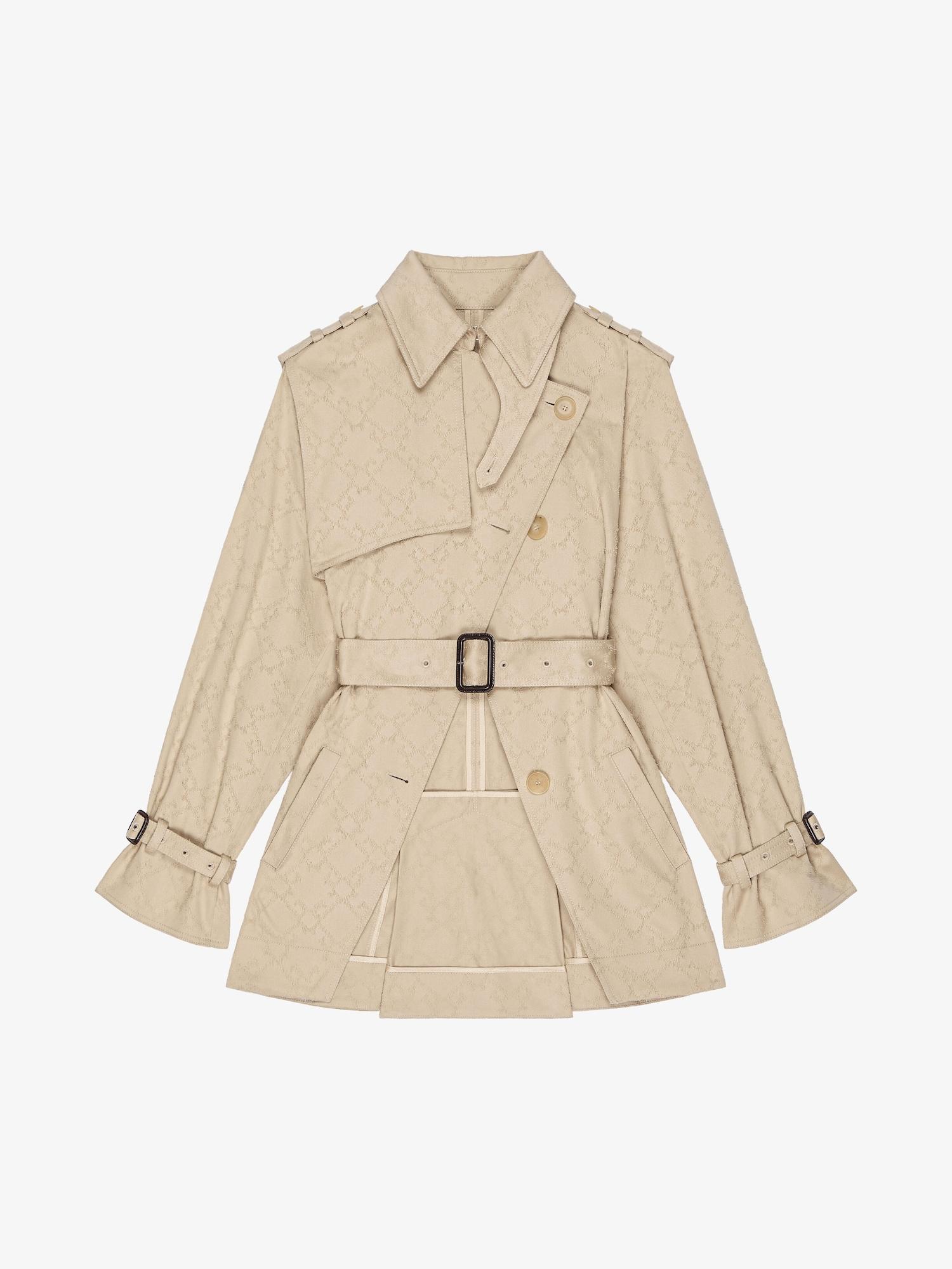 Trench-coat in monogram 72 cotton Product Image
