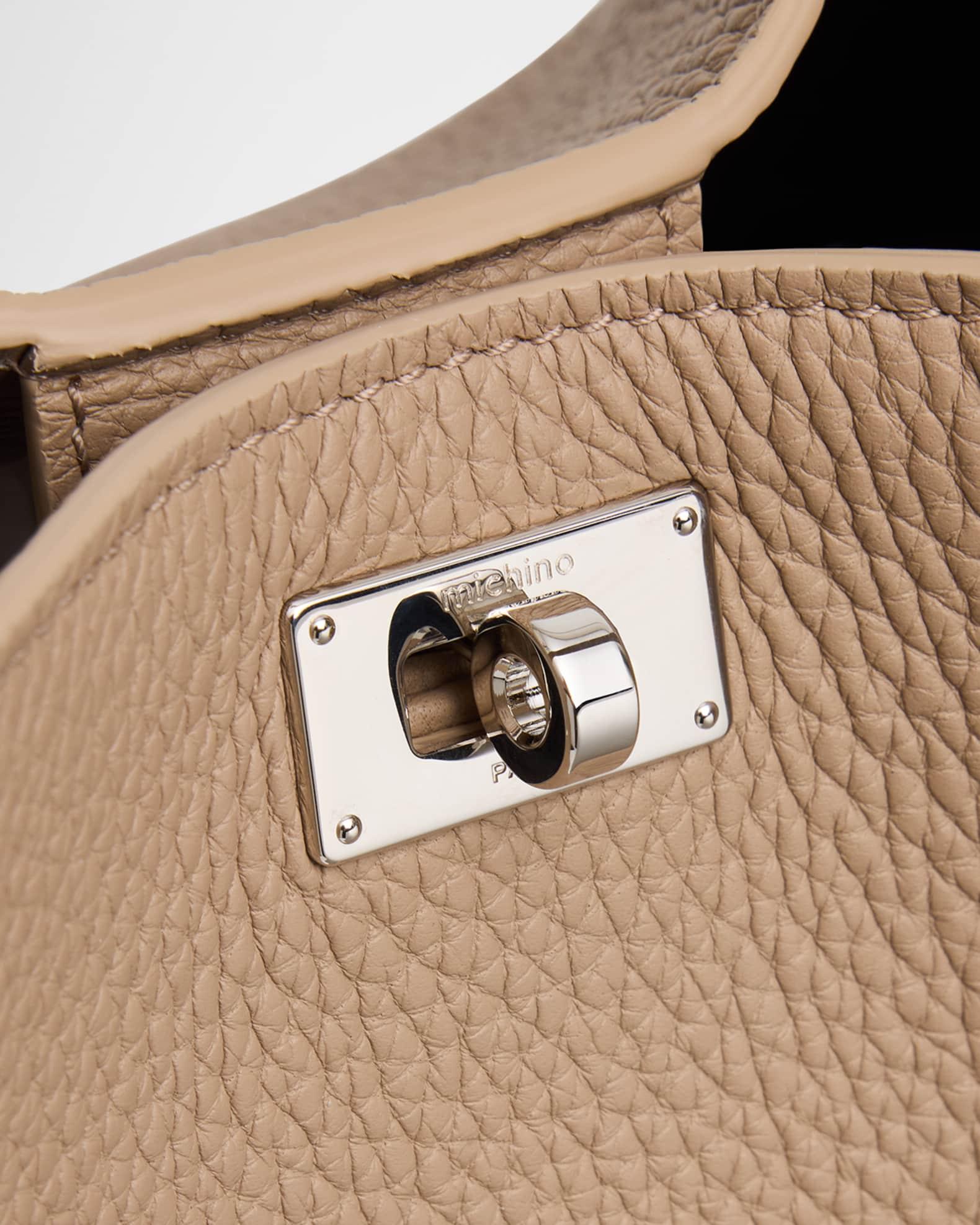 Odeon PM Grain Leather Bucket Bag Product Image