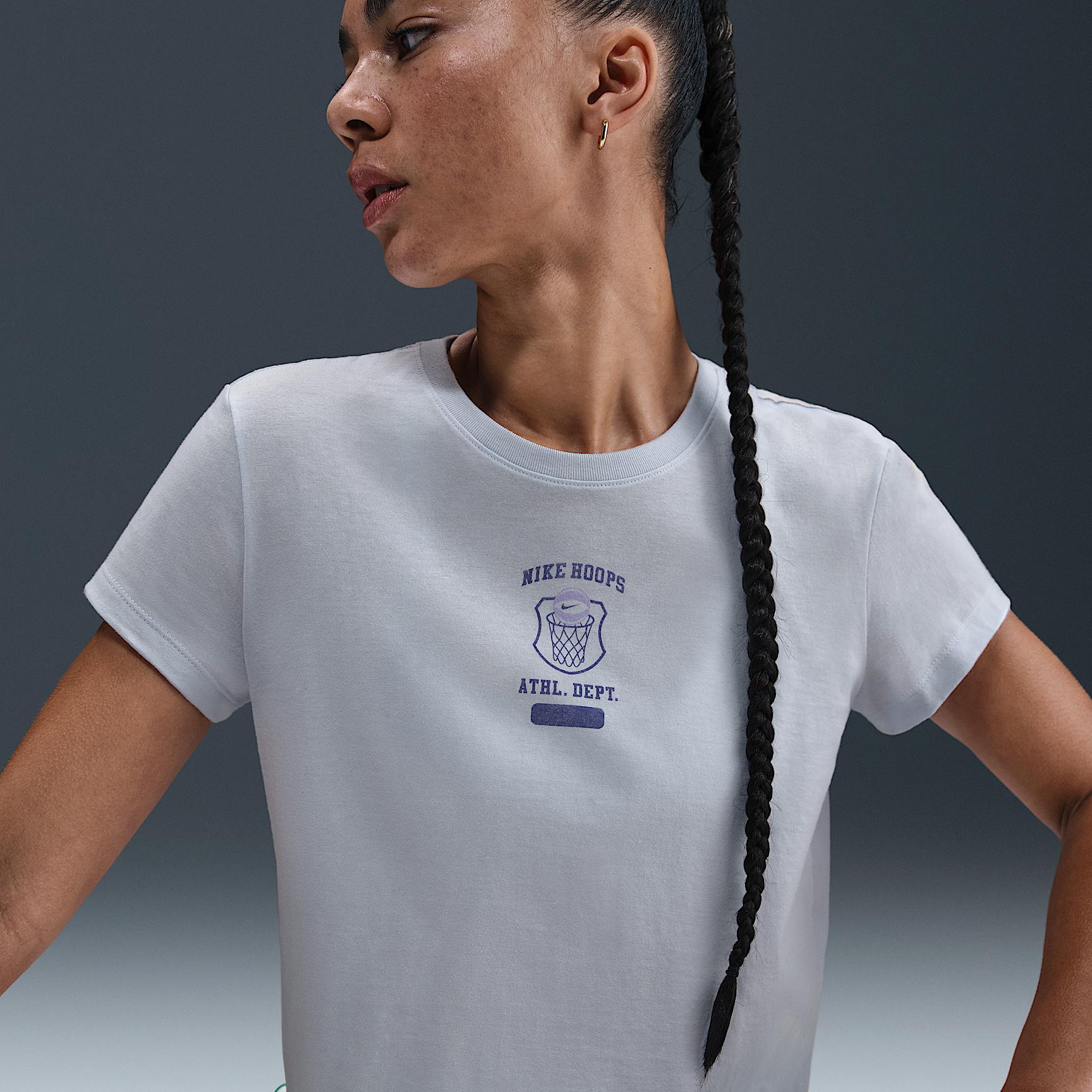 Nike Womens Club Cropped T-Shirt | IM7735-085 Product Image