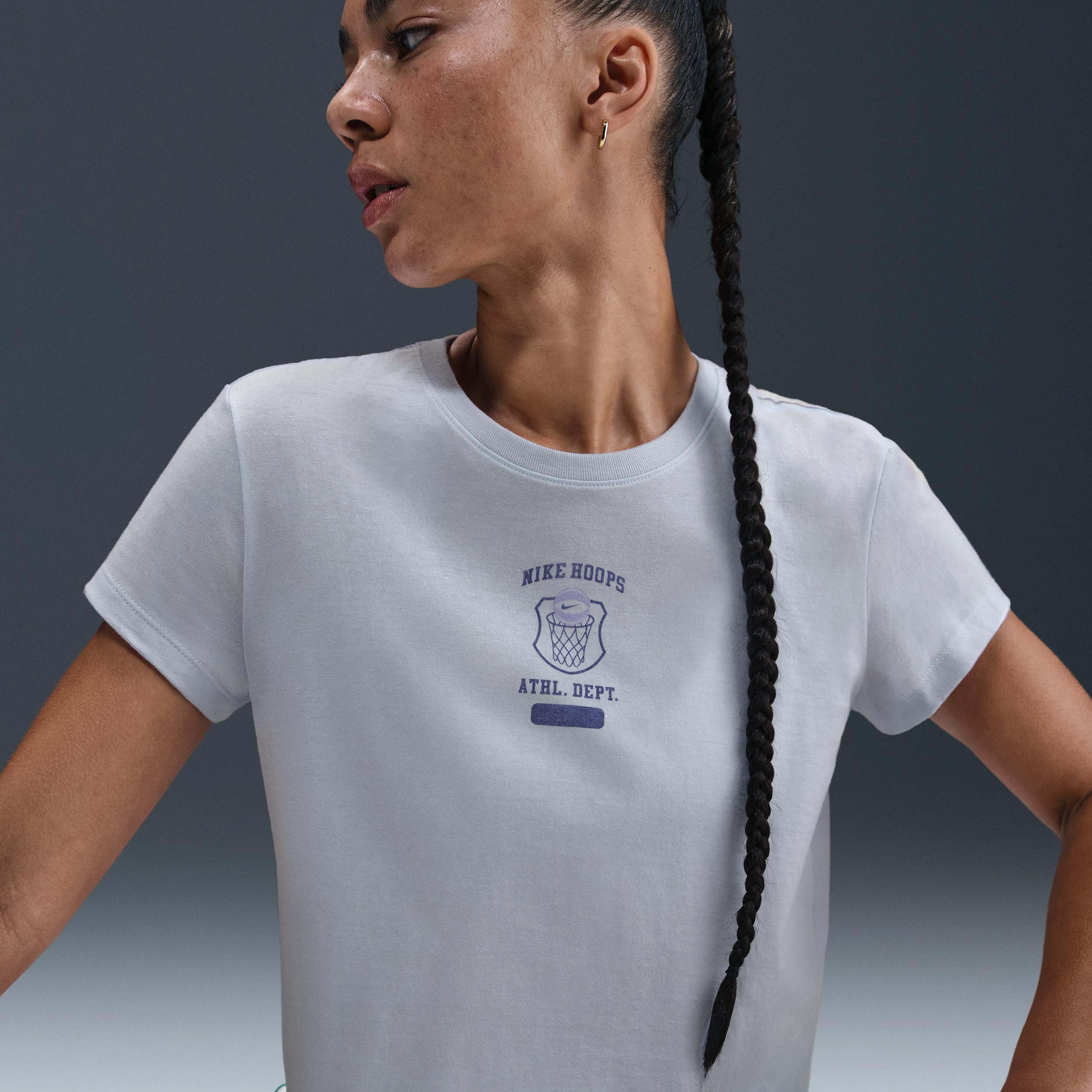 Nike Womens Club Cropped T-Shirt | IM7735-085 Product Image
