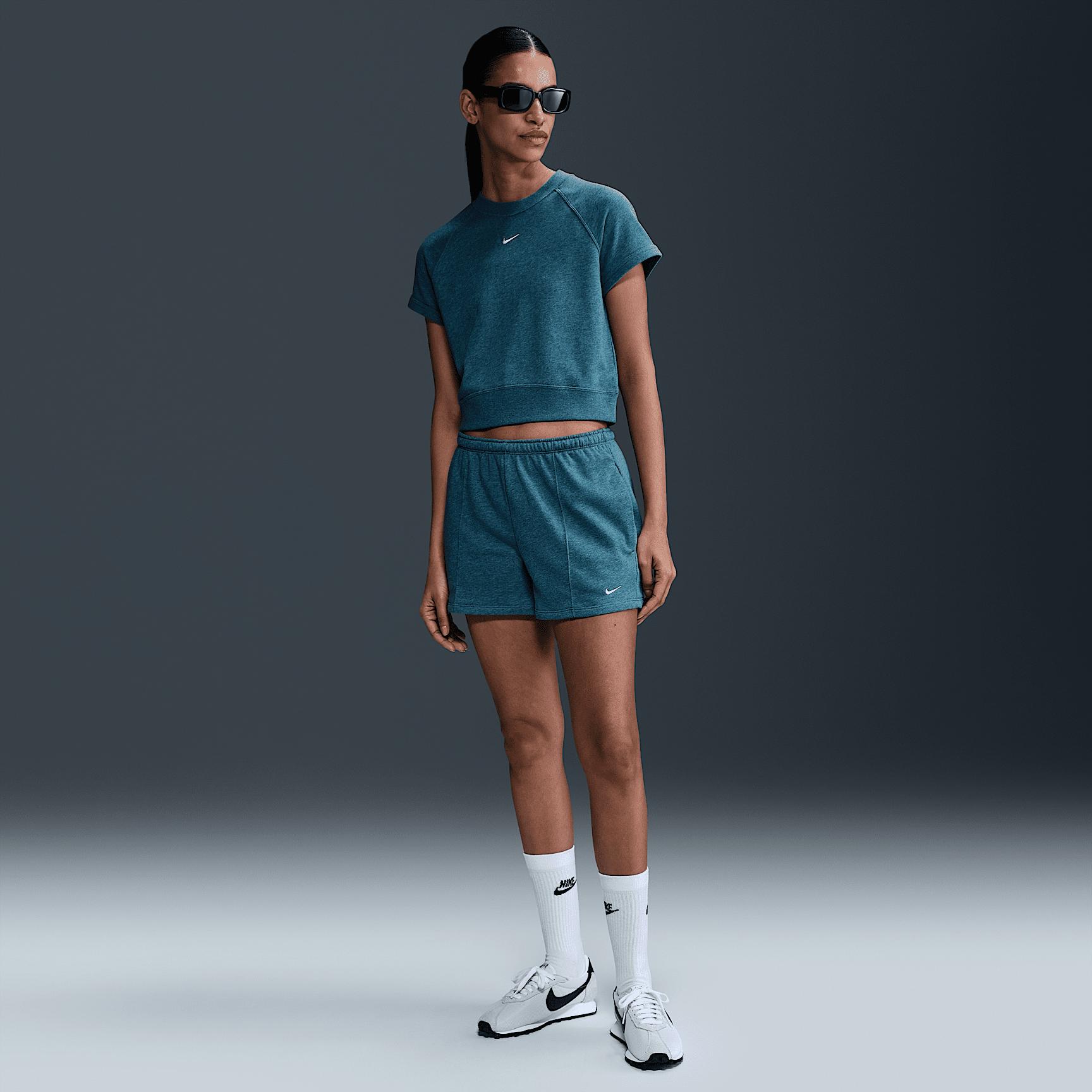 Nike Sportswear Chill Terry Women's Short-Sleeve French Terry Top Product Image