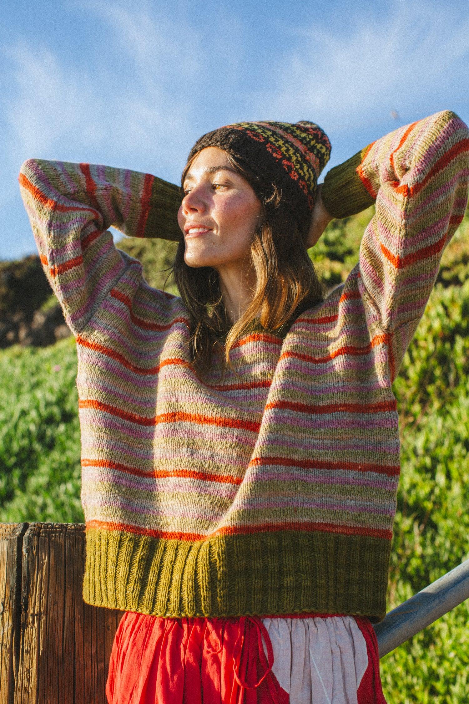 The Red-Striped Pull-Over Product Image