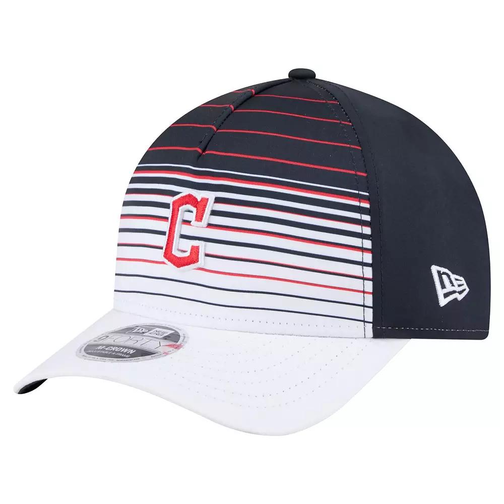 Men's New Era Navy Cleveland Guardians Gradient 9FORTY M-Crown Adjustable Hat, Grd Blue Product Image