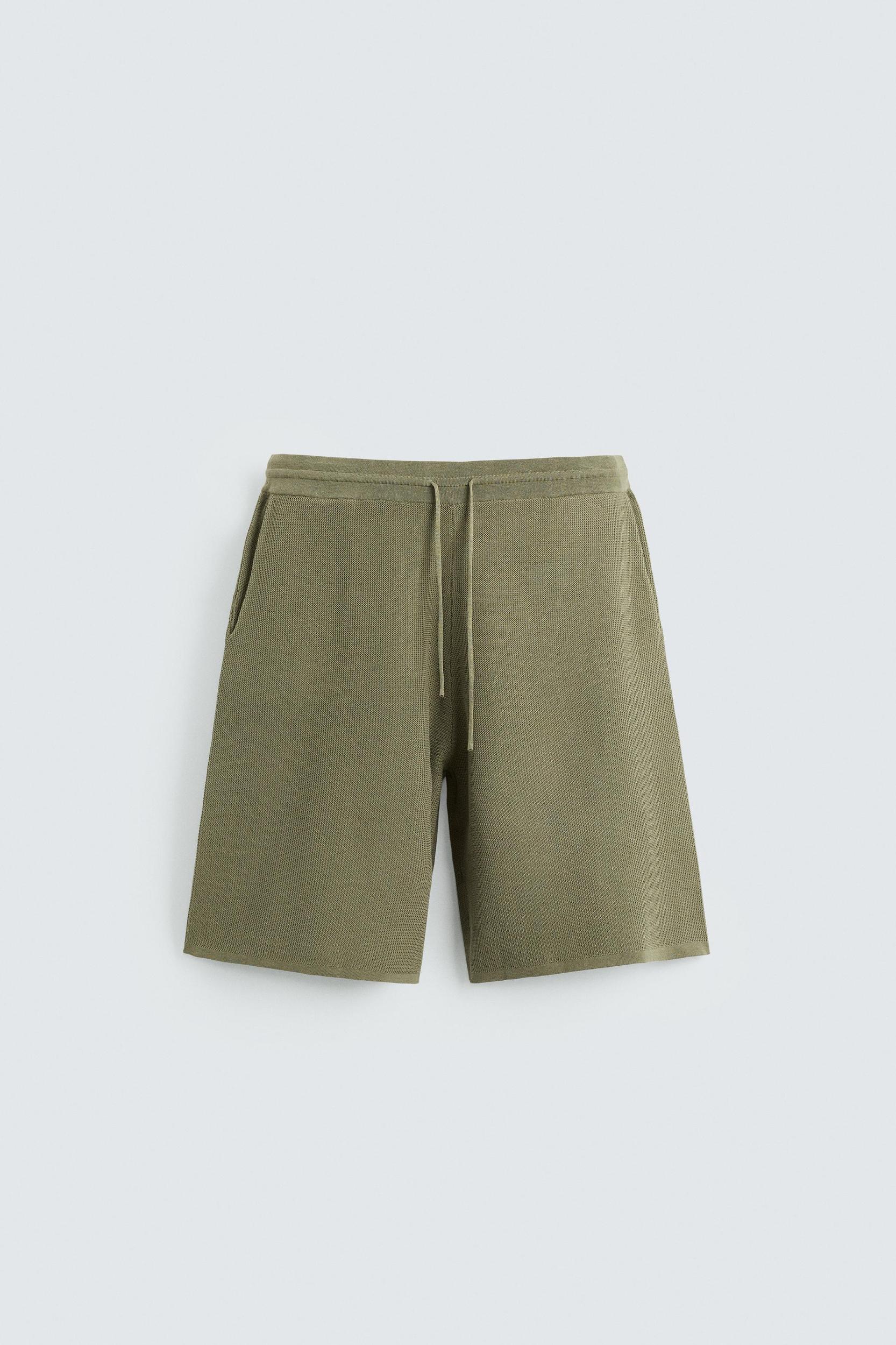 TEXTURED KNIT SHORTS Product Image