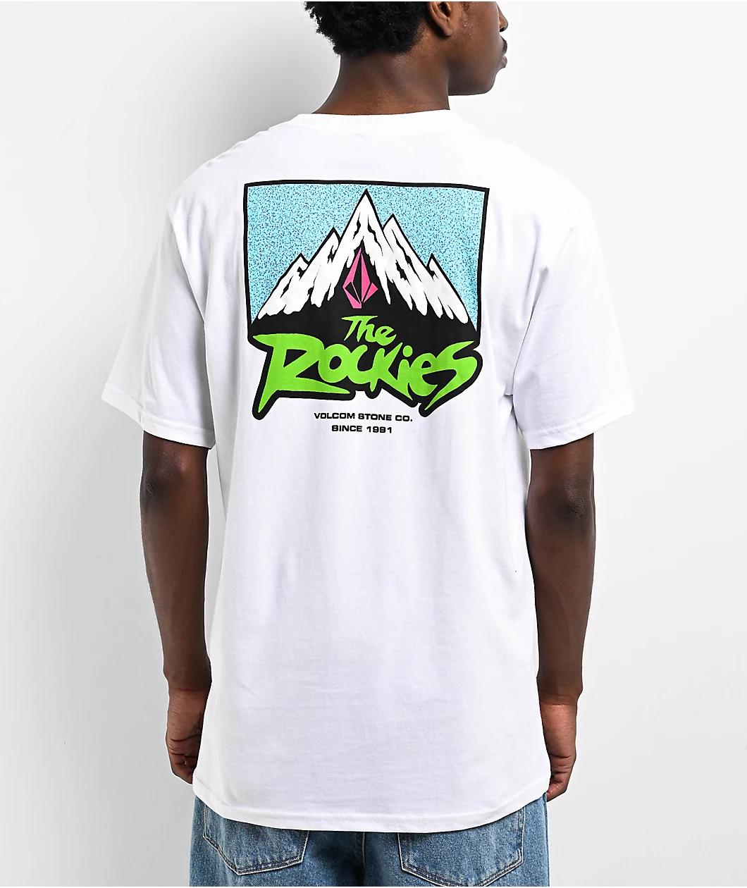 Volcom Cliffside White T-Shirt Product Image