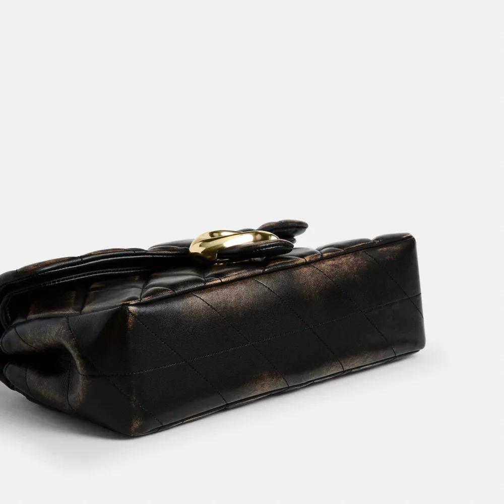 Tabby Shoulder Bag 26 In Loved Leather With Quilting Product Image