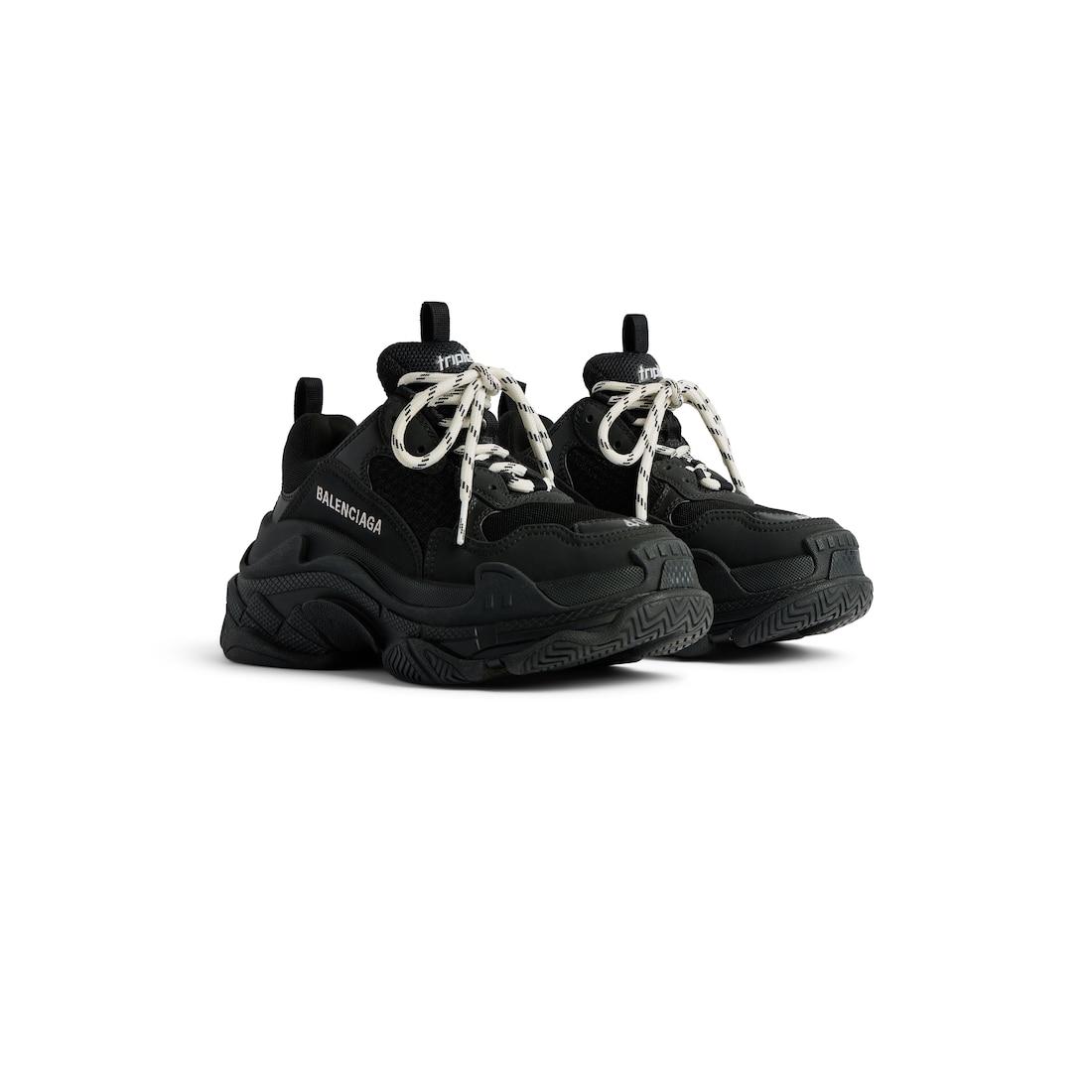 Women's Triple S Sneaker in Black Product Image