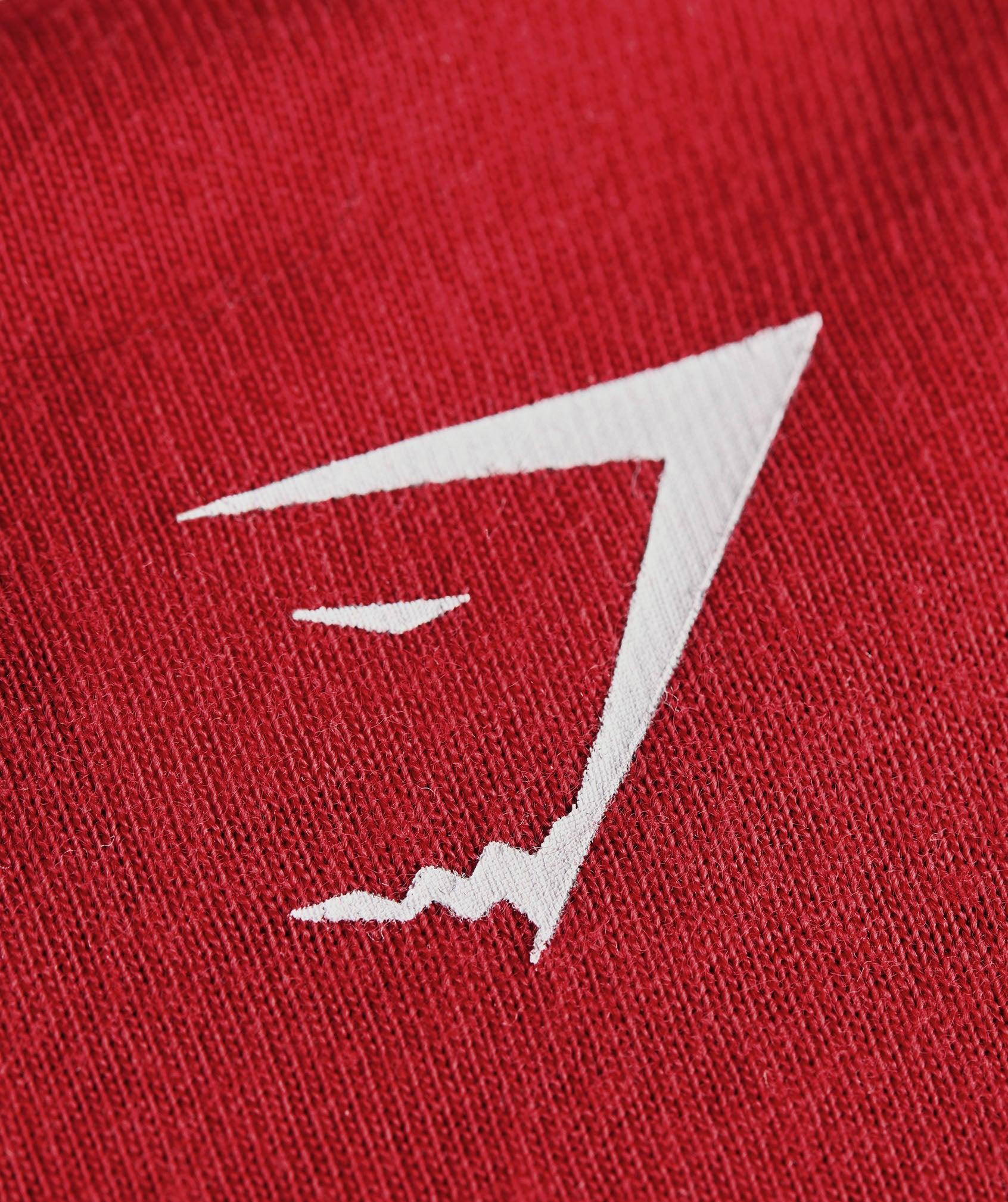 Gymshark GSLC Ringer Stringer - Conditioning Red Male Product Image