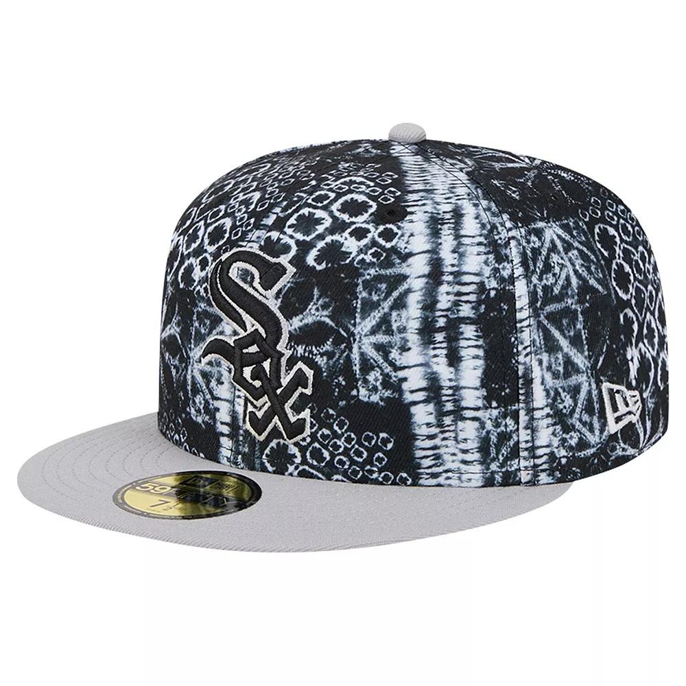 Men's New Era Black Chicago White Sox Sands 59FIFTY Fitted Hat, Size: 7 7/8 Product Image