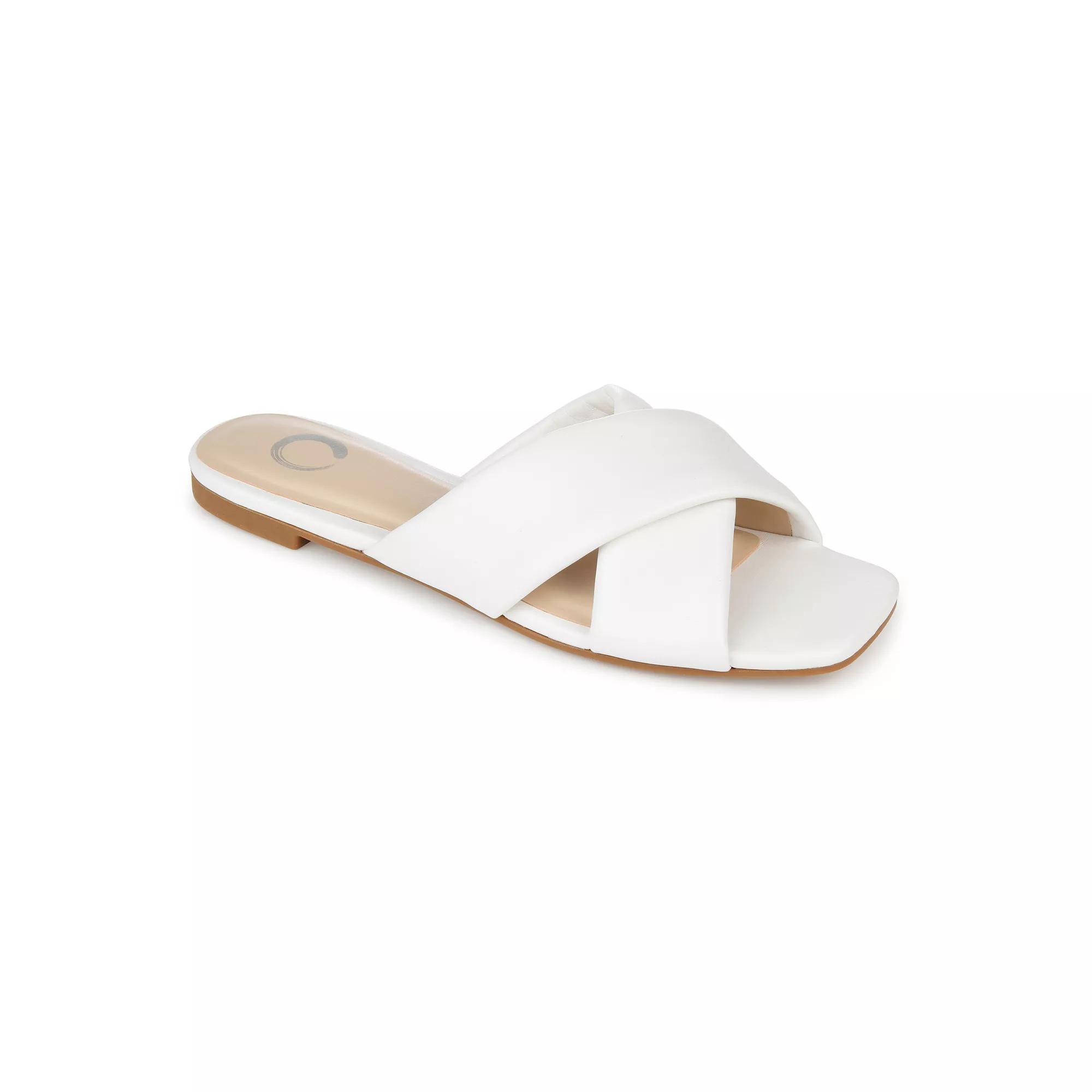 Journee Carlotta Womens Slide Sandals Product Image