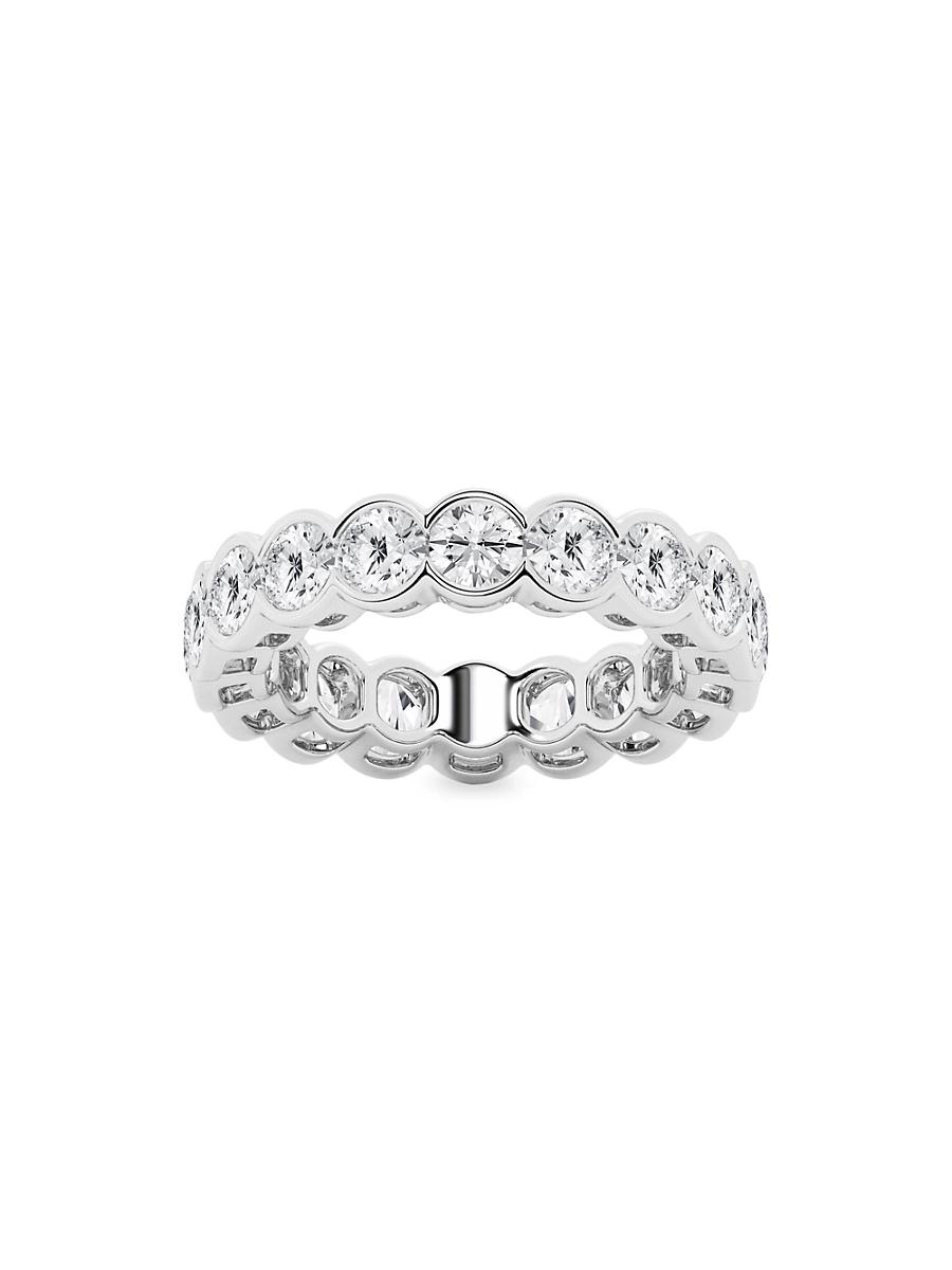 Womens Platinum & Round Natural Diamond Eternity Band/2.00-5.00 TCW Product Image