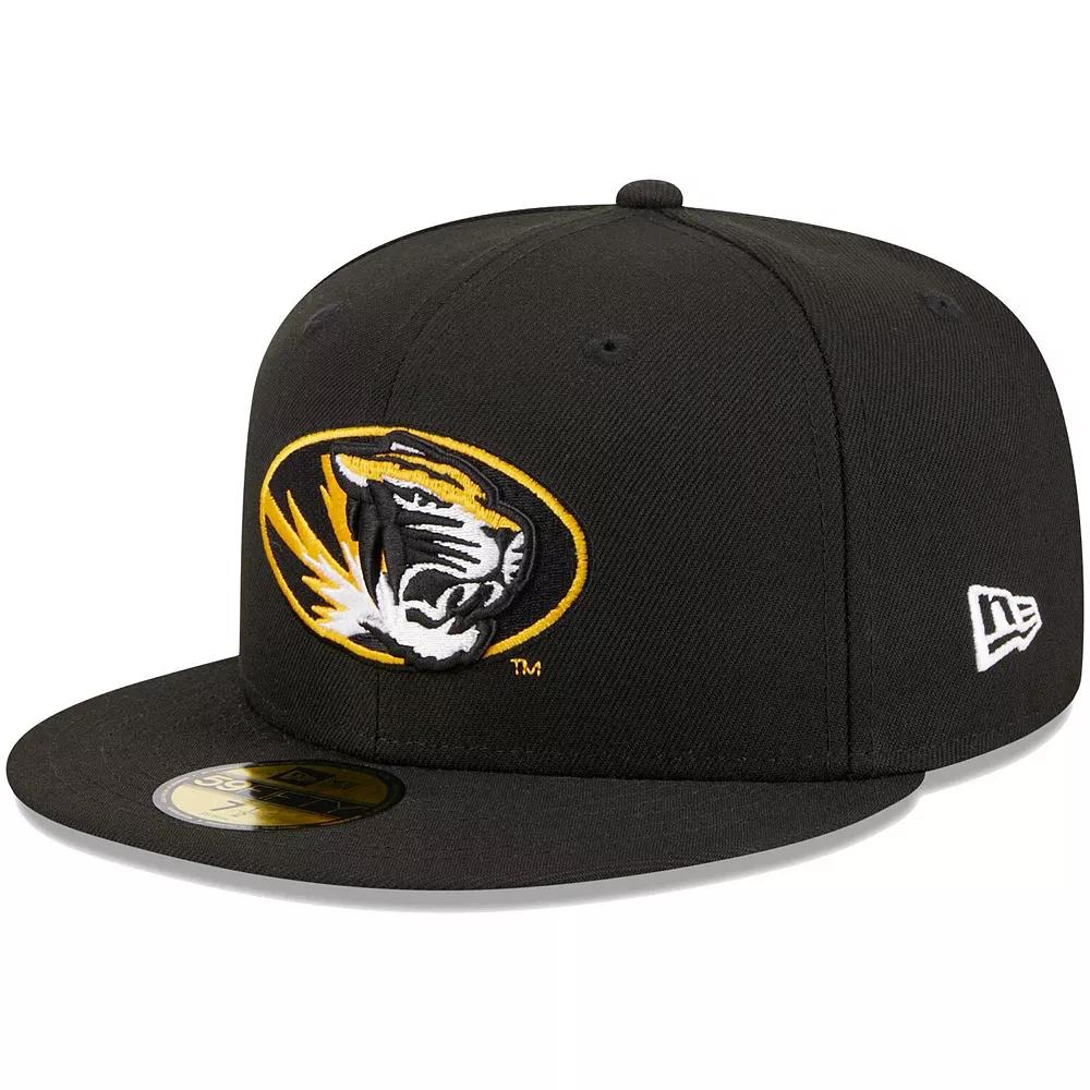 Men's New Era Black Missouri Tigers Evergreen 59FIFTY Fitted Hat,  Product Image