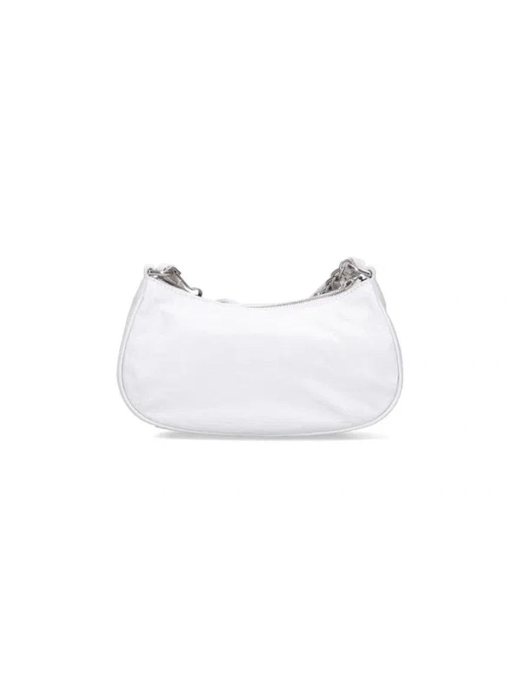 BALENCIAGA Le Cagole Xs Leather Shoulder Bag In Blue Product Image