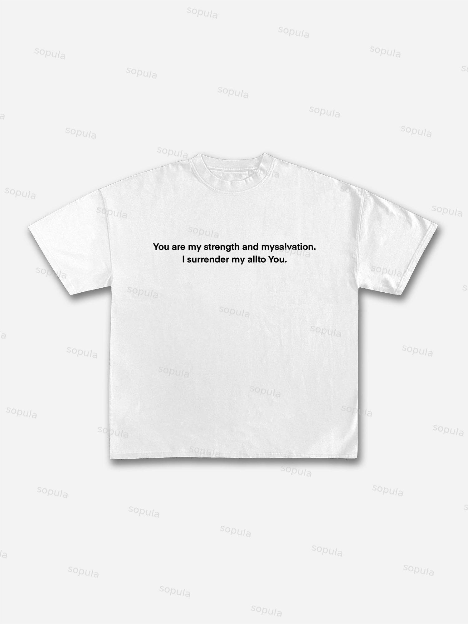 “por Sus Heridas Hemos Sido Sanados“Jesus Graphic Cotton T-shirt Product Image