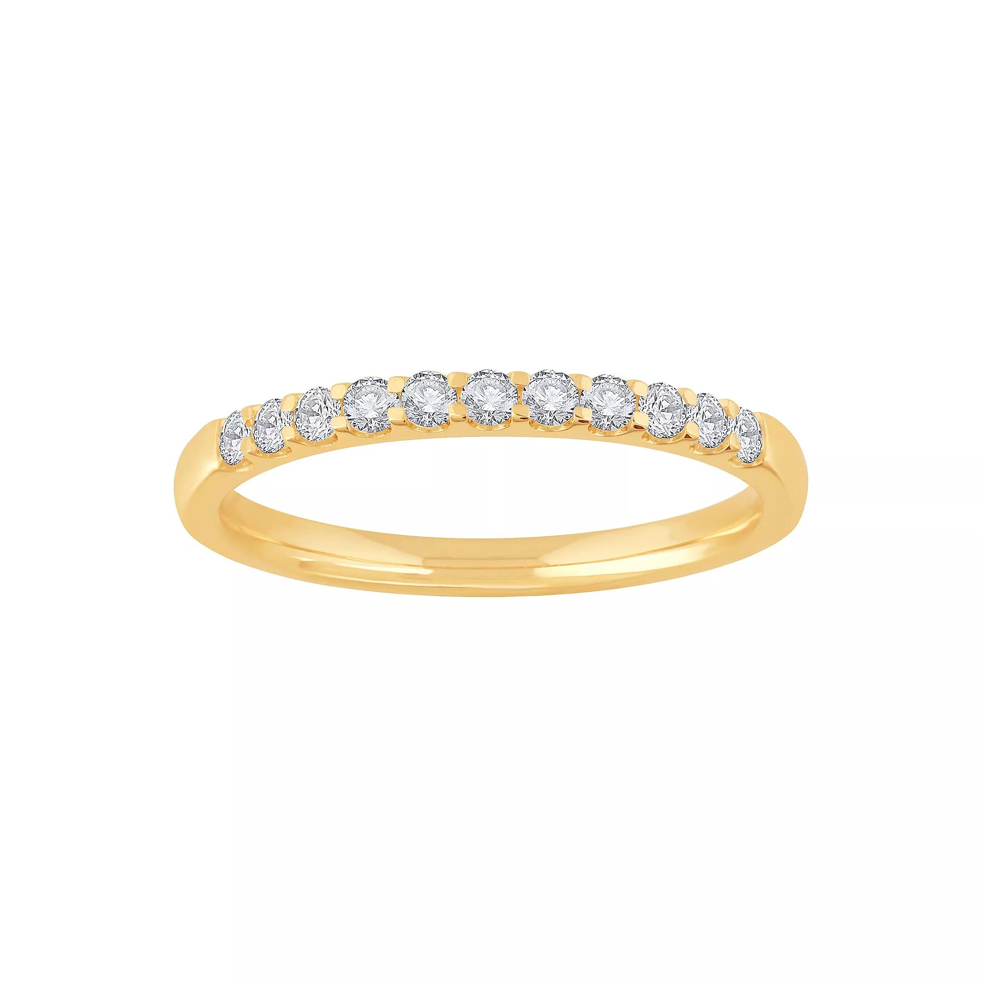 Diamond Medley 14k Gold 1/4 Carat T.W. Lab-Grown Diamond Ring, Women's, Size: 8 Product Image