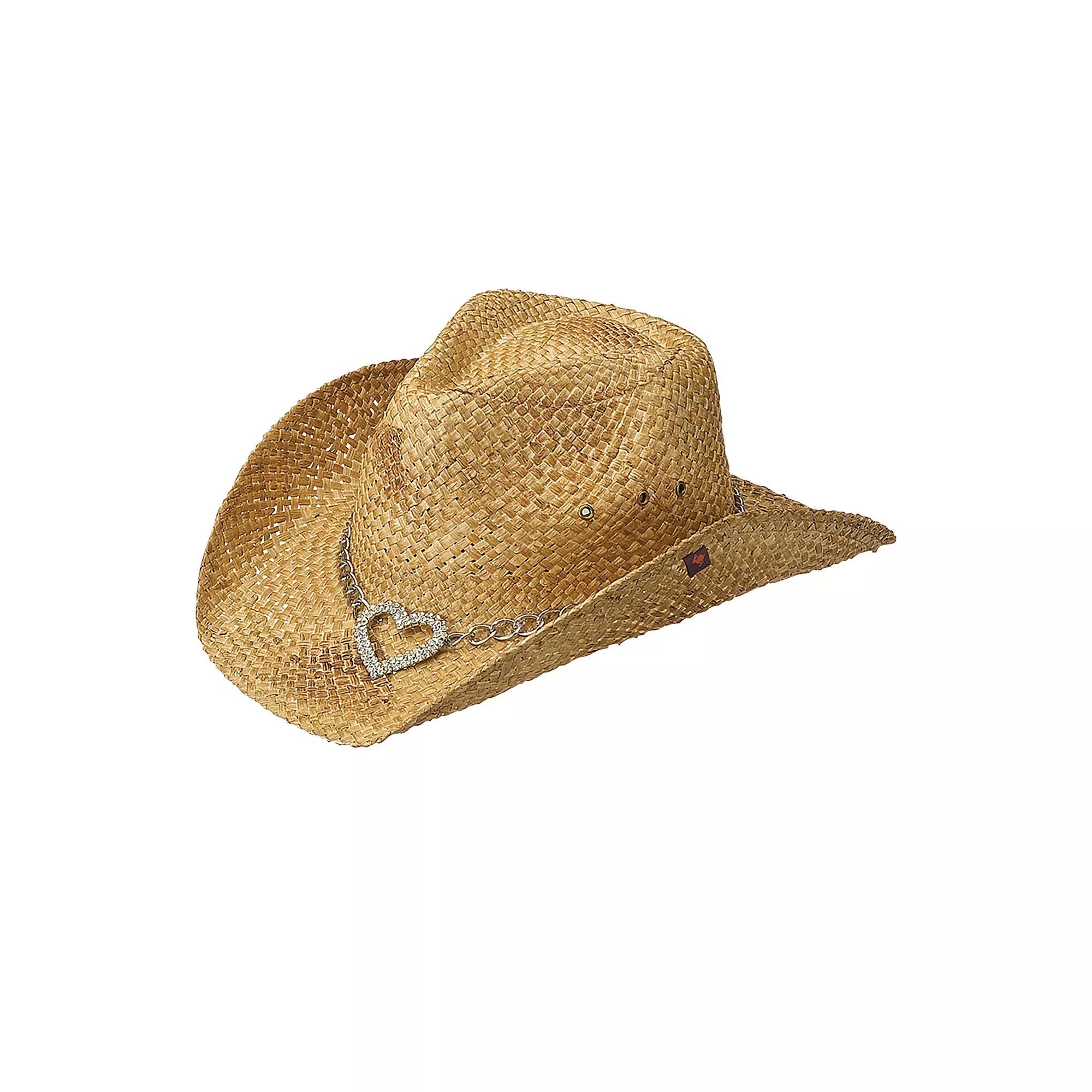 Women's Peter Grimm Heart Western Cowboy Hat, Pink Product Image