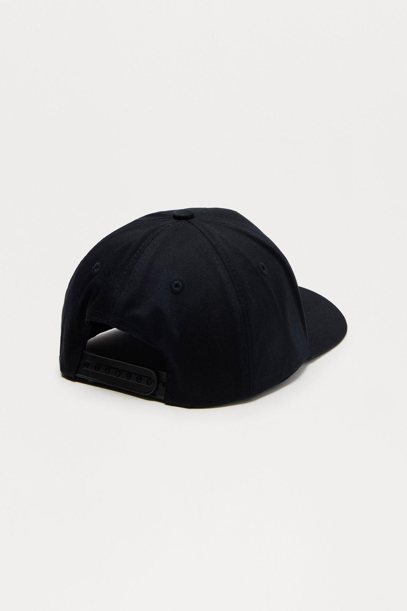 Meadows And Flowers Snapback Hat - Black Male Product Image