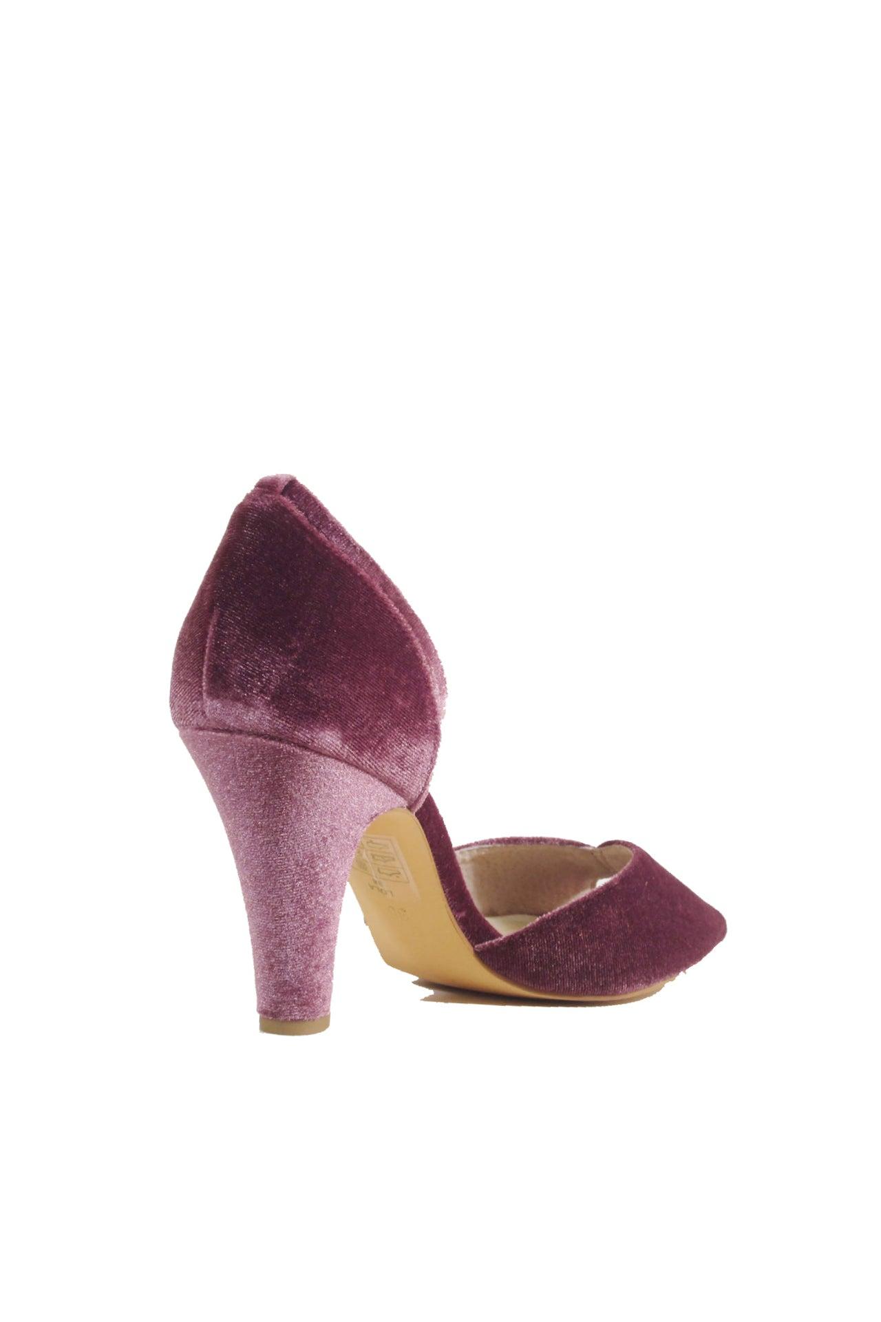 Lola Velvet Heels Product Image