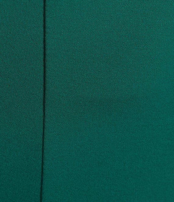 Slim Factor by Investments Plus Size Stretch Ponte Knit No-Waist Ankle Pants Product Image