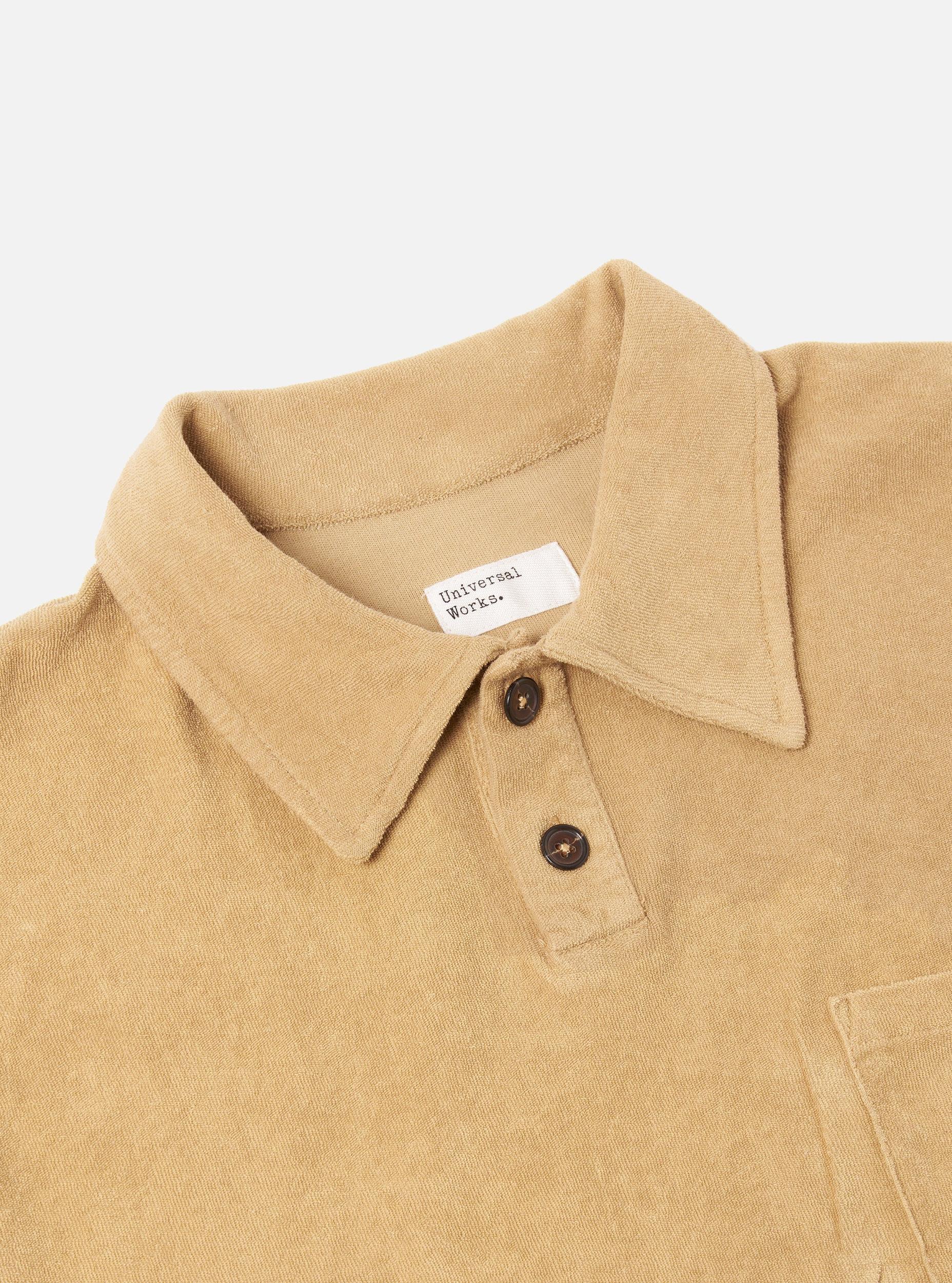 Sand Light Weight Terry Newlyn Polo Product Image