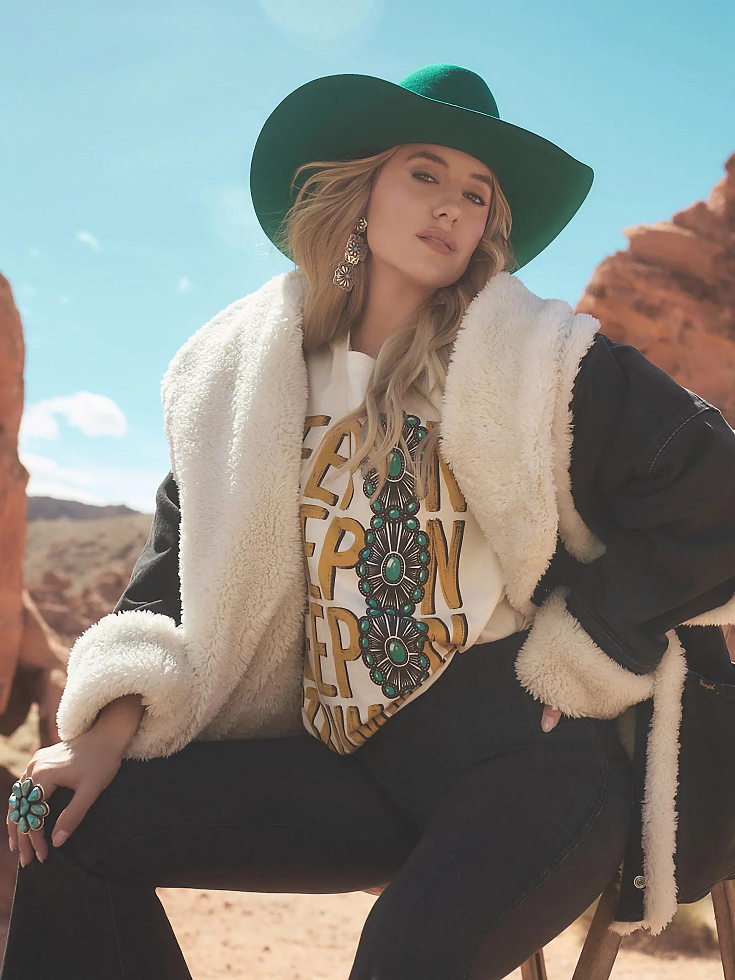 Wrangler x Lainey Wilson The Iconic Lainey Coat | Women's JACKETS & OUTERWEAR | Wrangler® Product Image