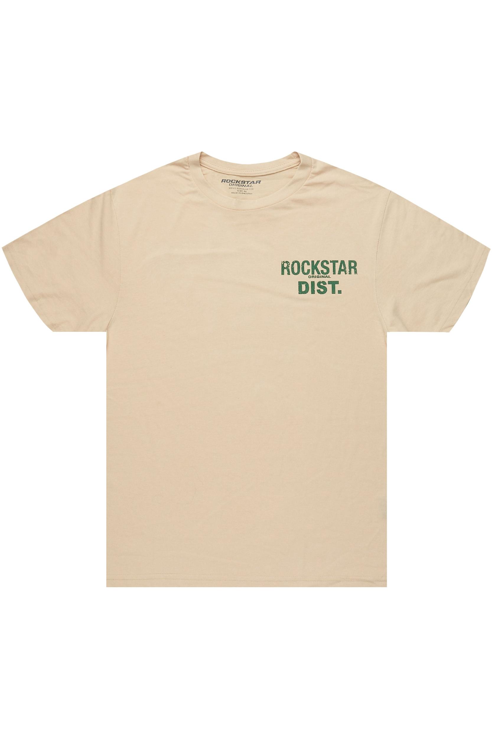 Lake Vintage Sand/Green Graphic T-Shirt Male Product Image