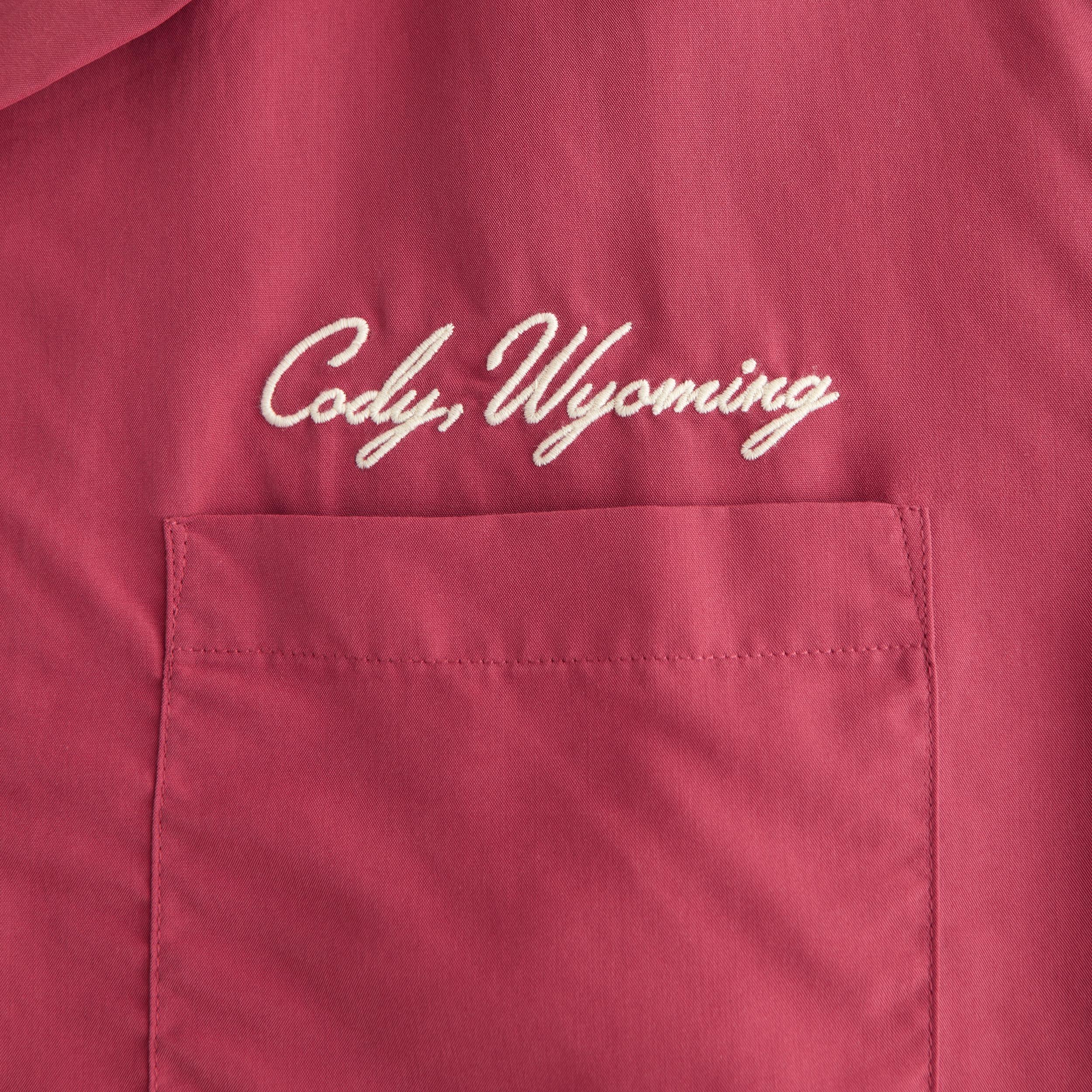 Short-Sleeve Cupro Button-Up Shirt Product Image