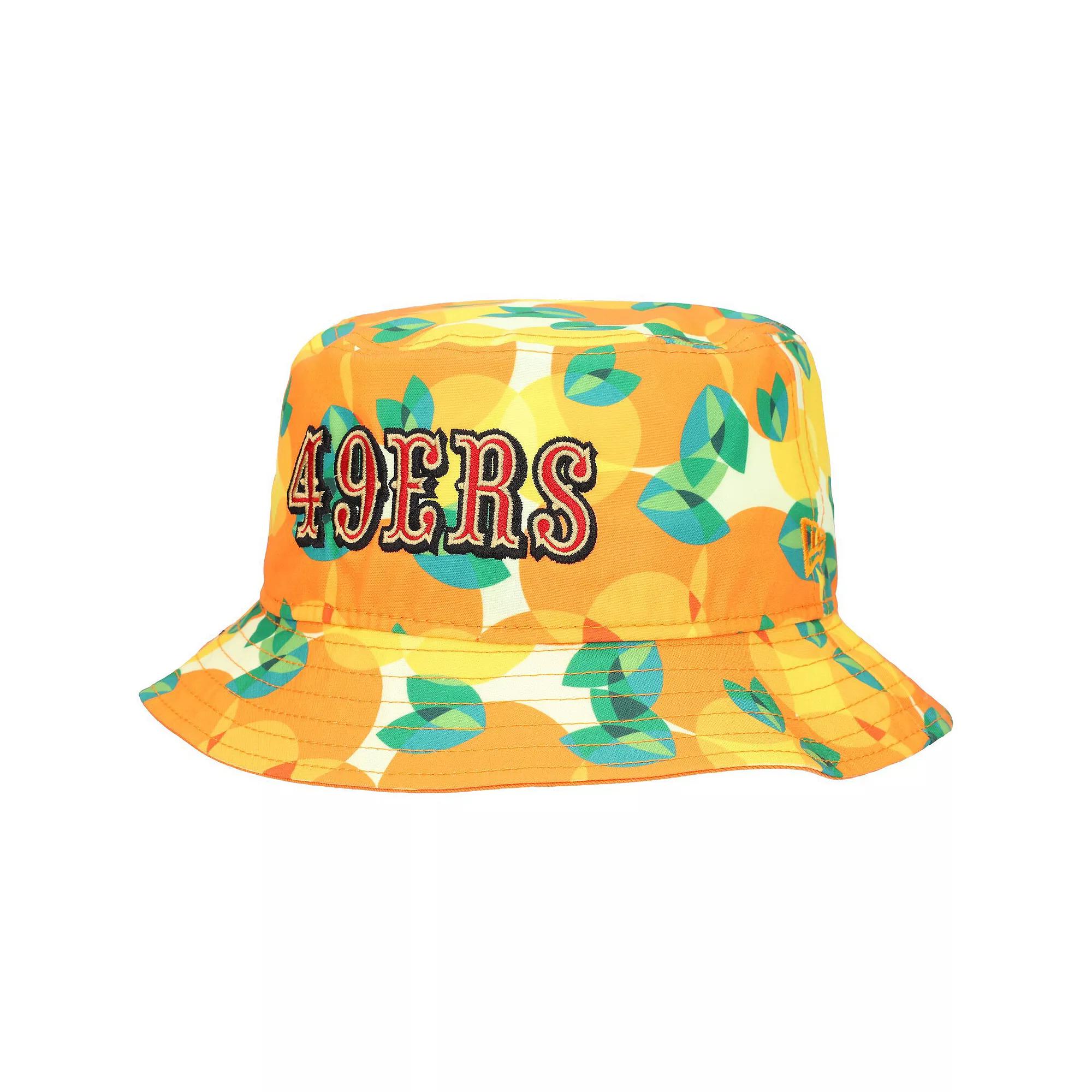 Men's New Era Orange San Francisco 49ers Citrus Bucket Hat, Size: Large/XL Product Image