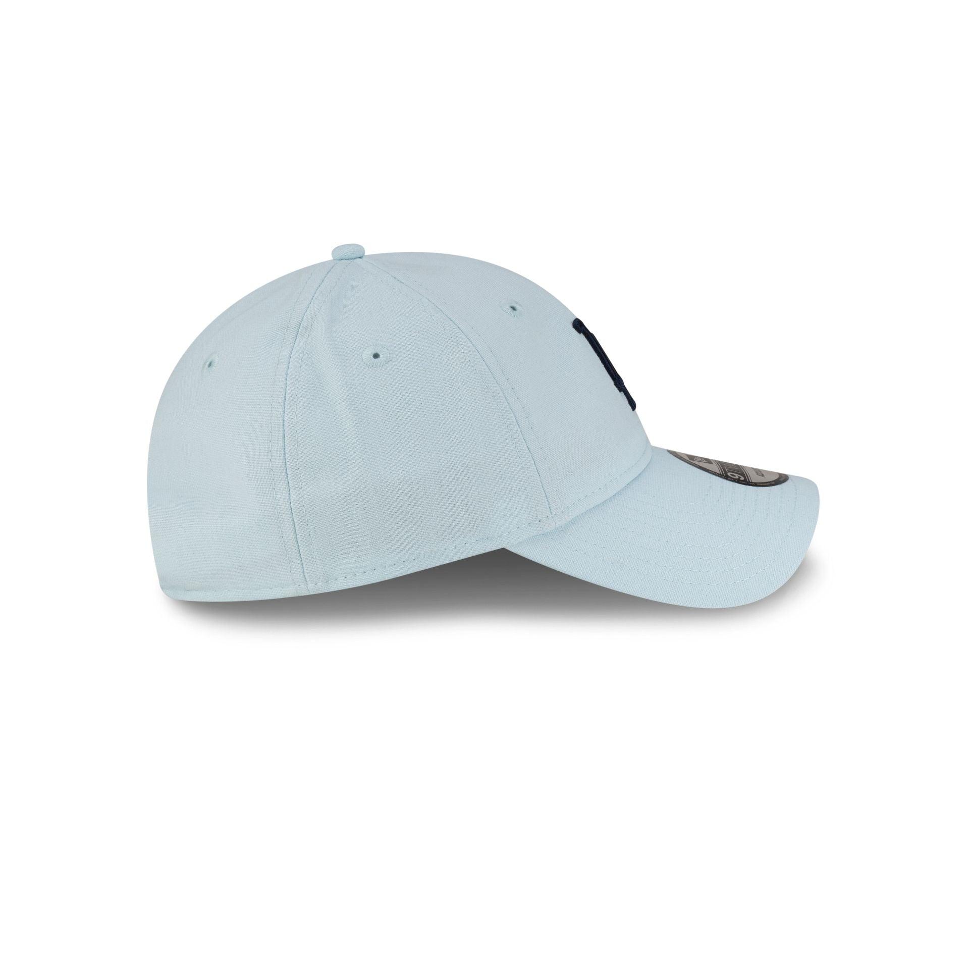 Los Angeles Dodgers Linen Pastel Blue 9TWENTY Adjustable Hat Male Product Image