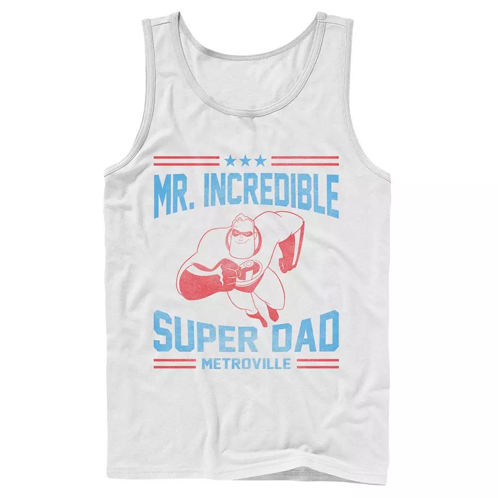 Men's Disney / Pixar The Incredibles Mr. Incredible Super Dad Tank Top,  Product Image