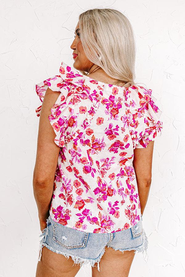 Pretty City Floral Shift Top Product Image