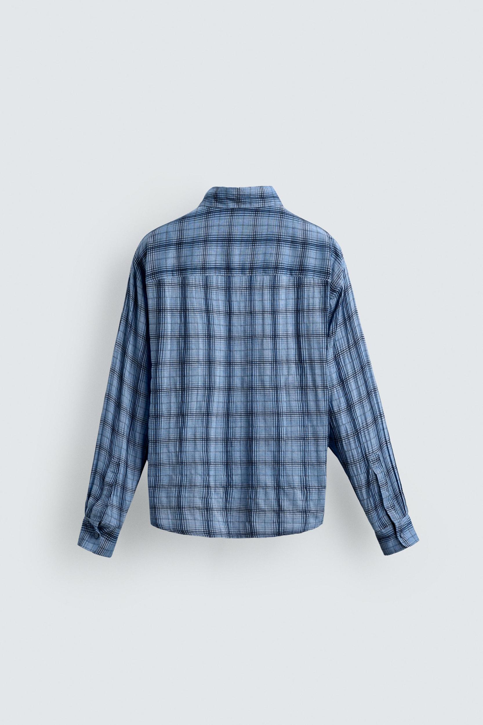 FLOWY PLAID SHIRT Product Image