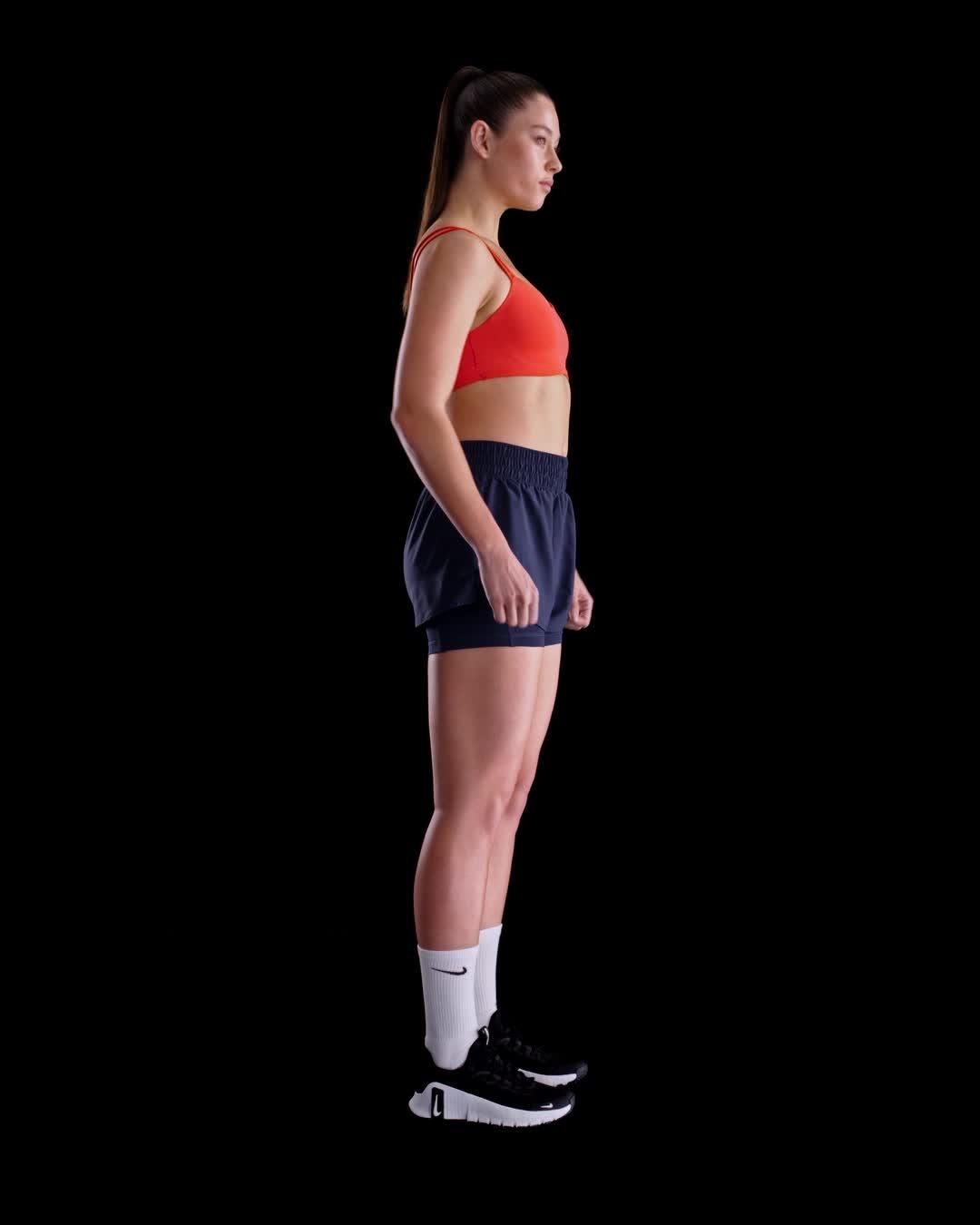 Nike Womens Zenvy Strappy Light-Support Padded Sports Bra | DO6608-633 Product Image