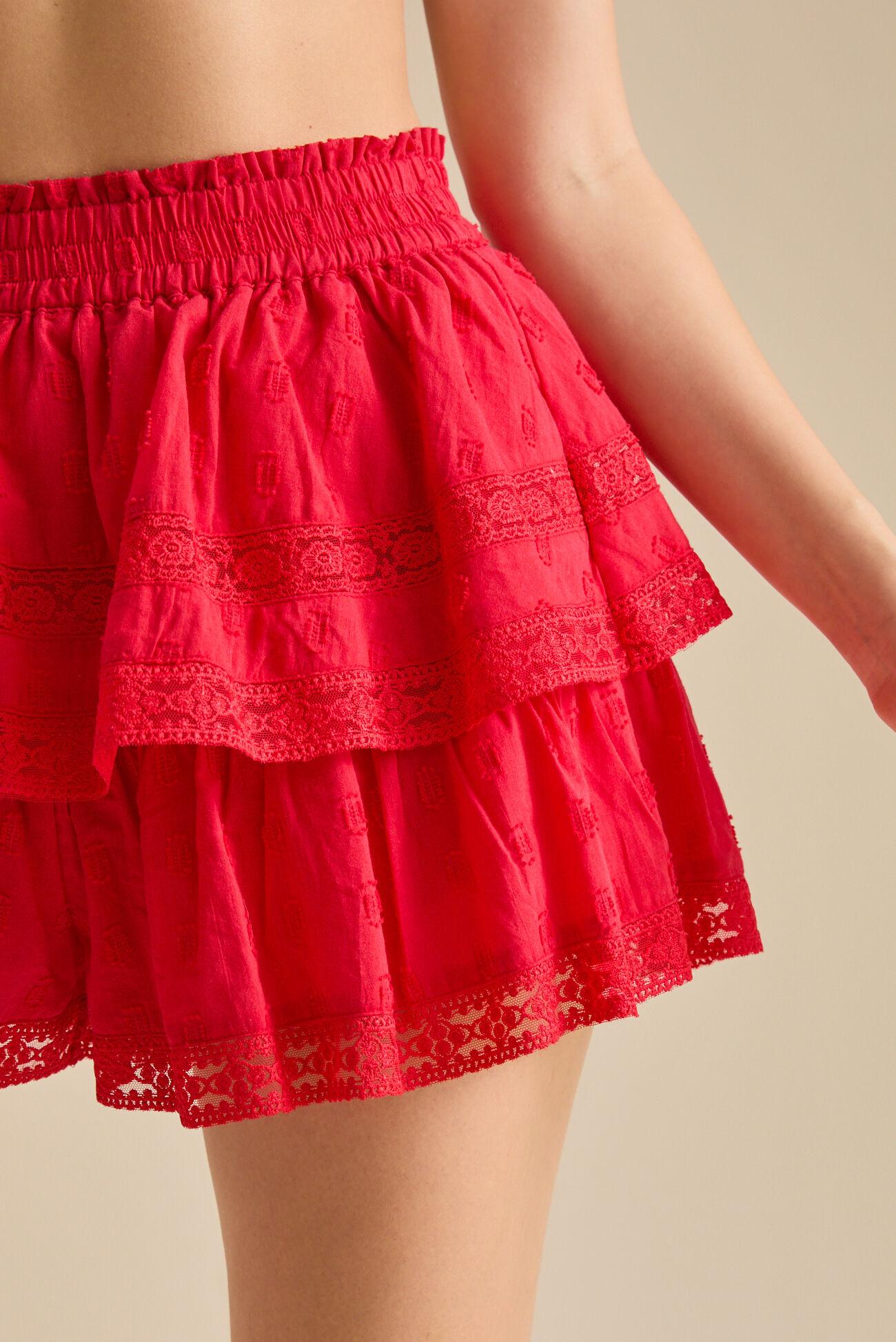Raleigh Layered Lace Shorts Product Image