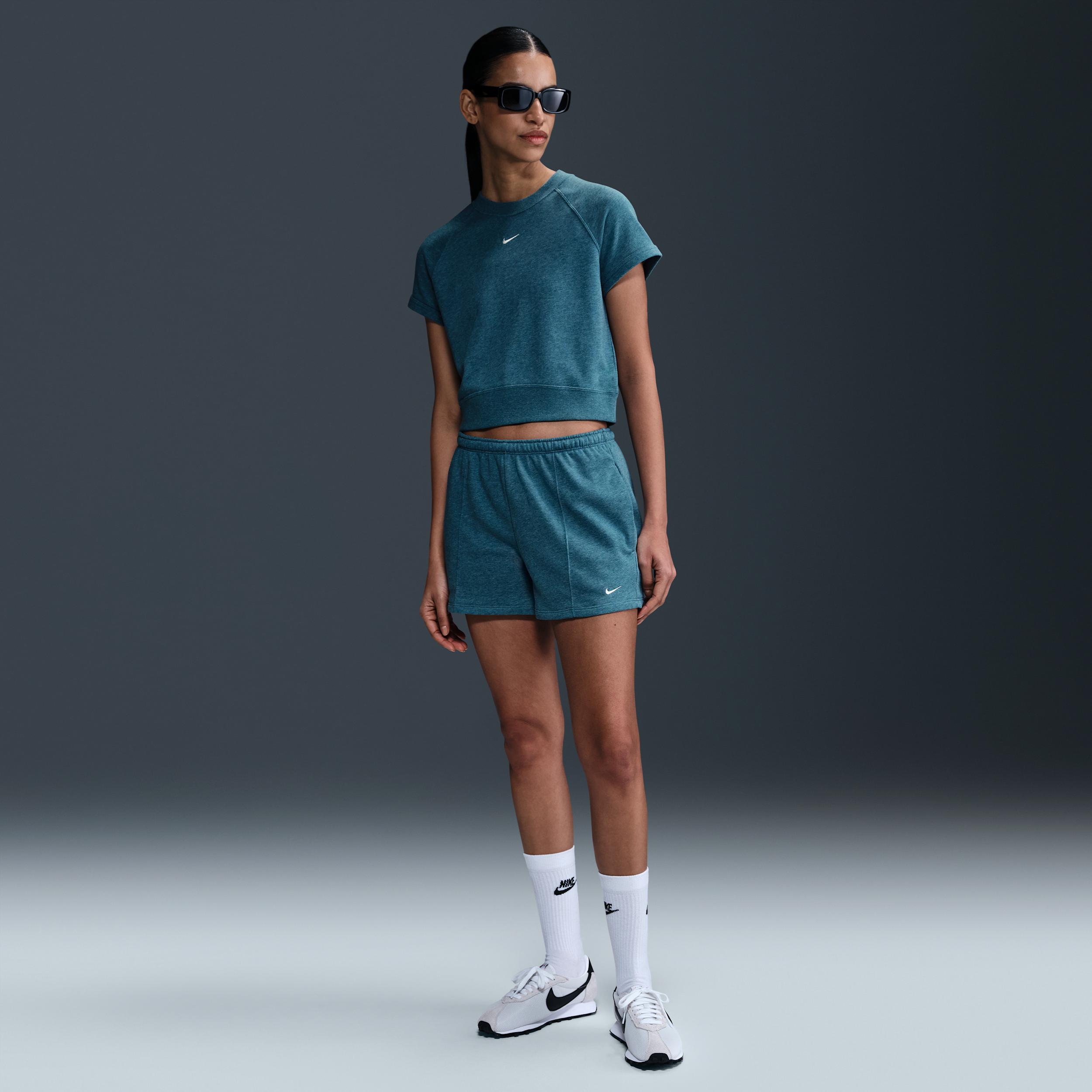 Nike Sportswear Chill Terry Women's Short-Sleeve French Terry Top Product Image