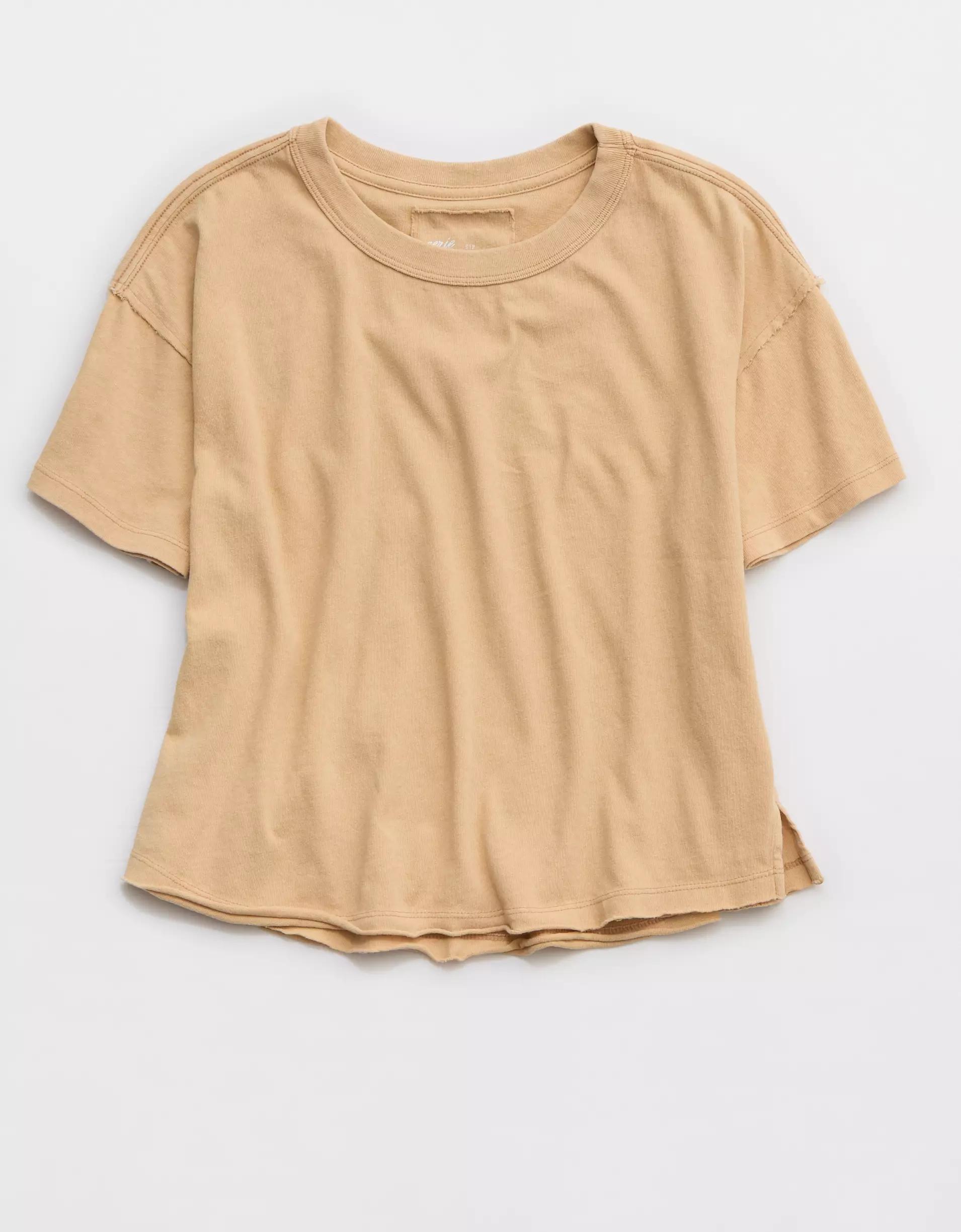 Aerie Summer Breeze Cropped T-Shirt Product Image