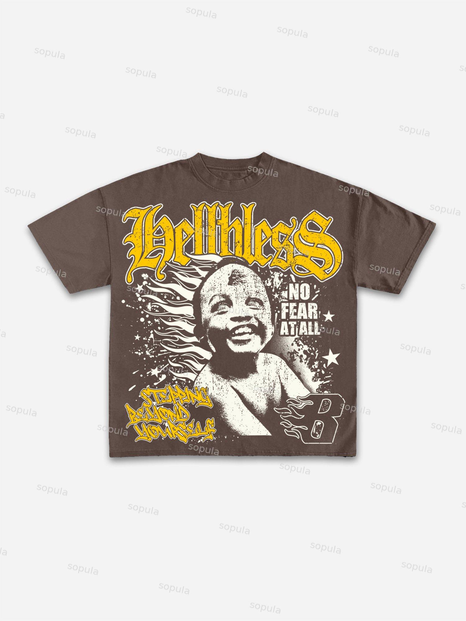 2025 God Mends Hearts Vintage Graphic Cotton T-shirt Product Image