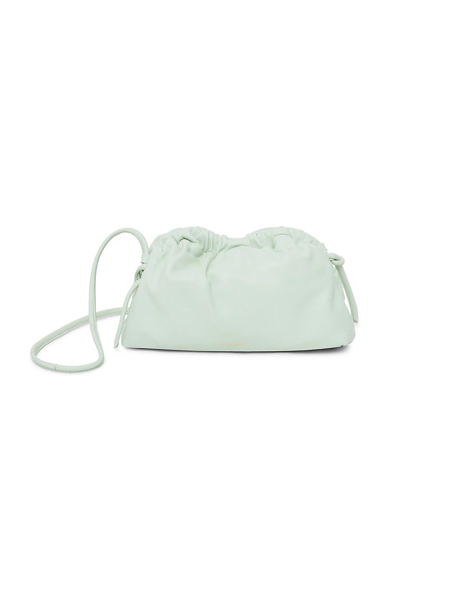 Womens Mini Cloud Leather Clutch Product Image