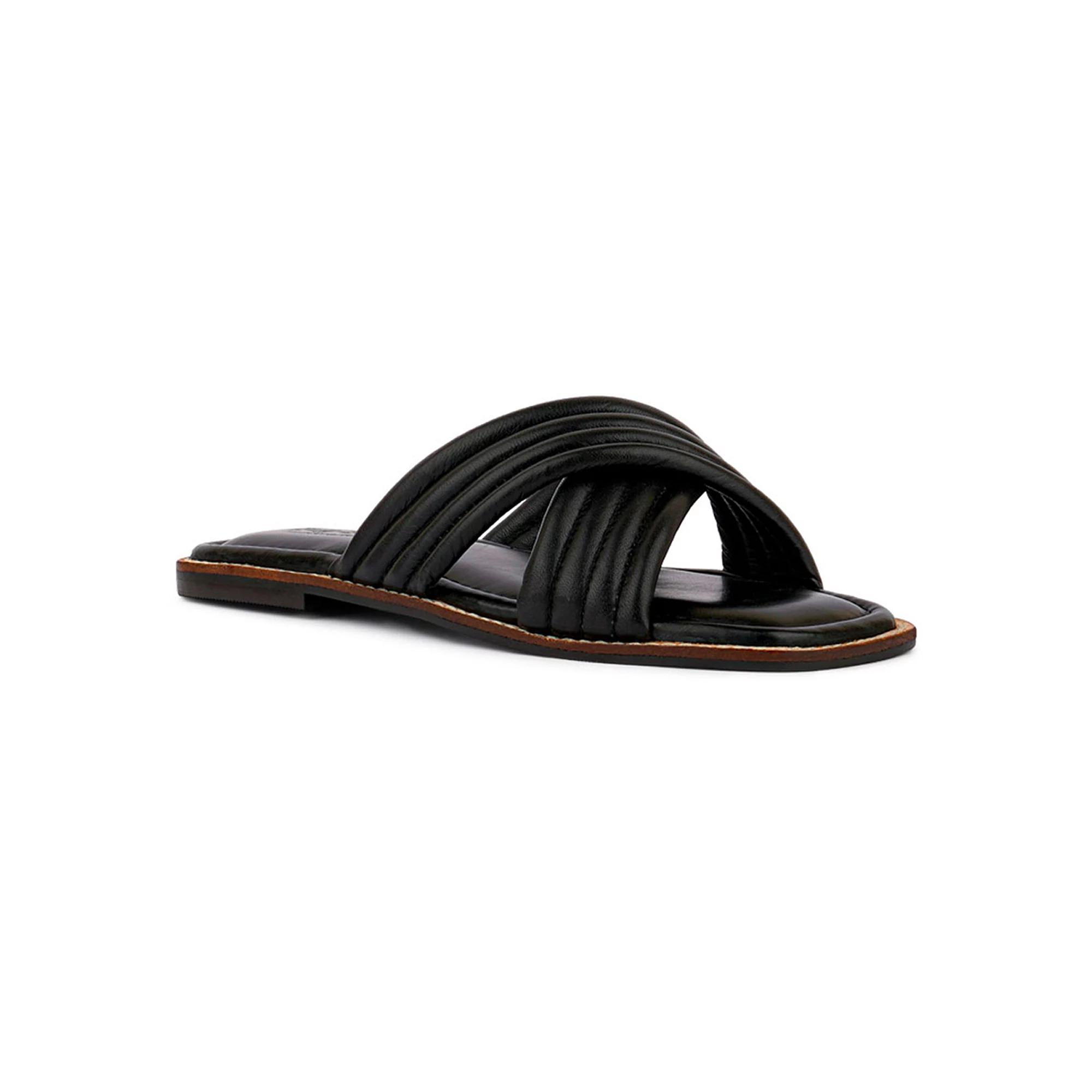 Rag & Co Eura Women's Leather Slide Sandals,  Product Image