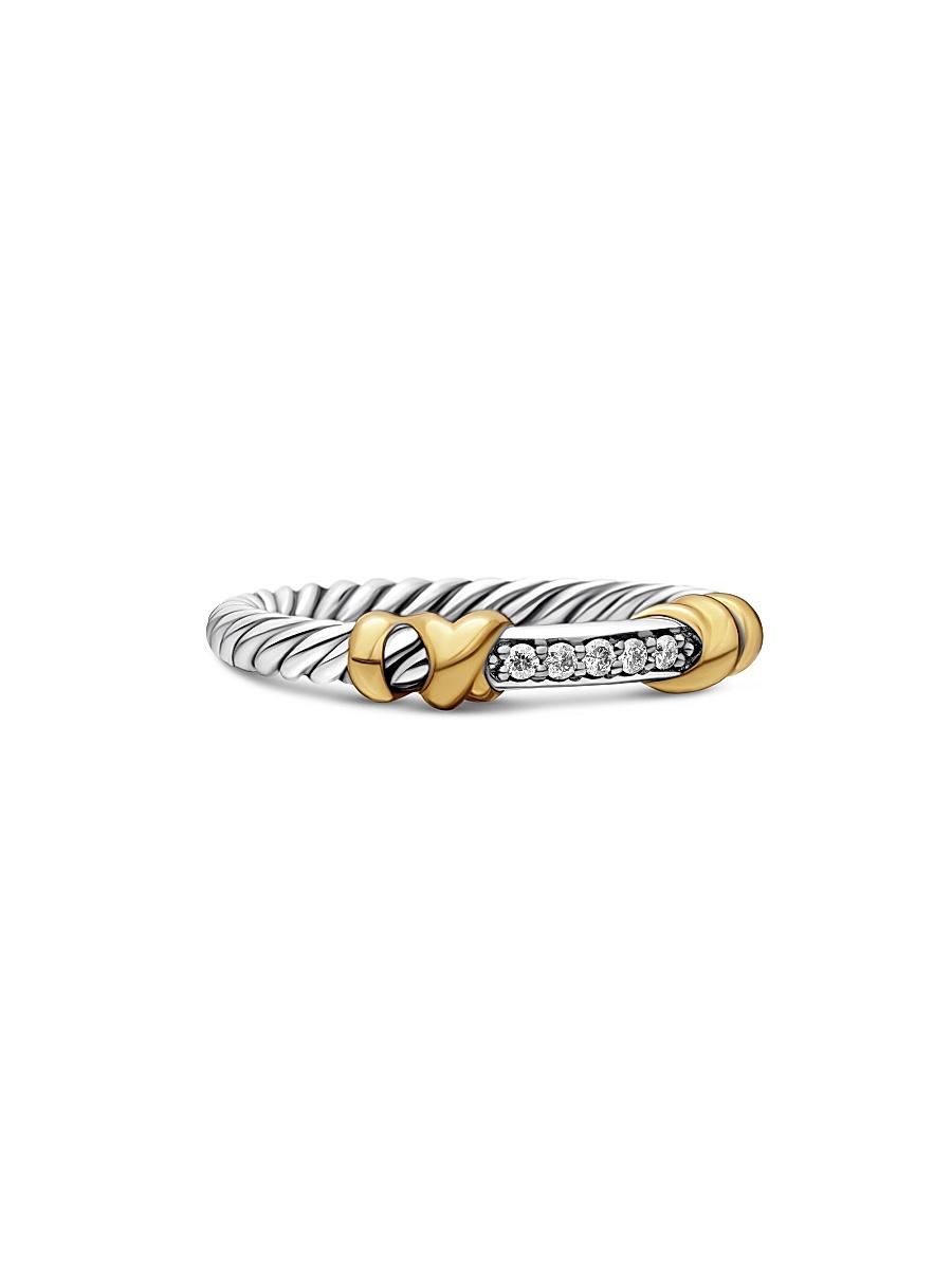 Womens Petite Helena Wrap Band Ring in Sterling Silver Product Image