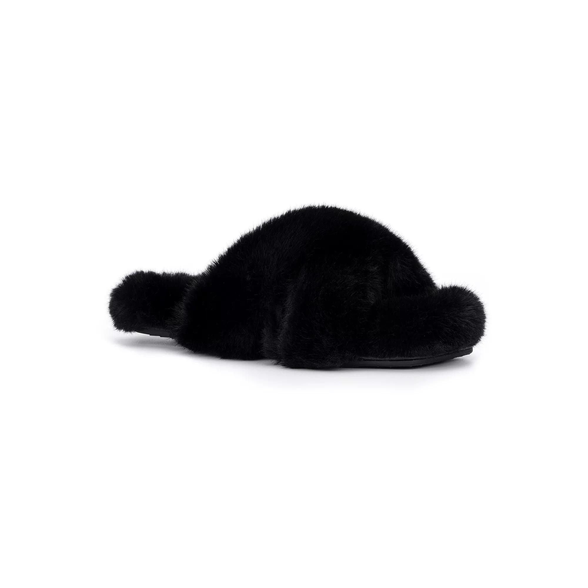 Torgeis Luna Women's Faux-Fur Slide Slippers,  Product Image