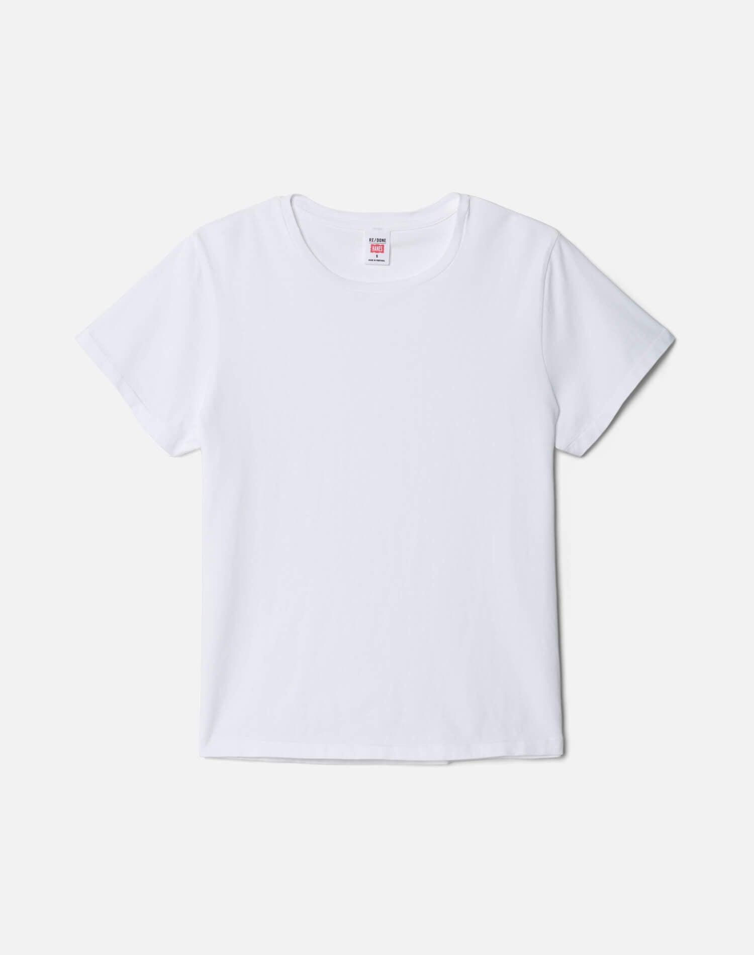 Hanes Heavyweight Classic Tee - Optic White Female Product Image