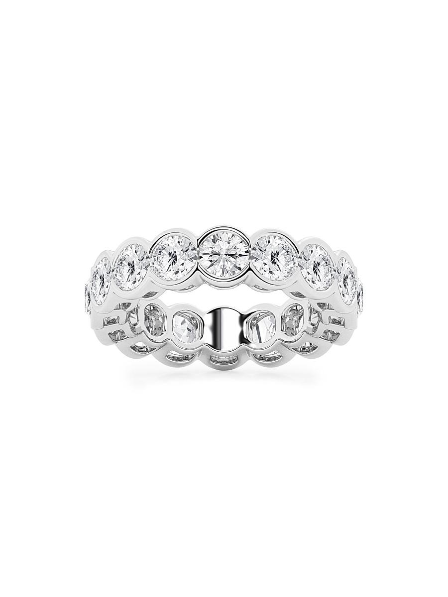 Womens Platinum & Round Lab-Grown Diamond Eternity Band/2.00-5.00 TCW Product Image