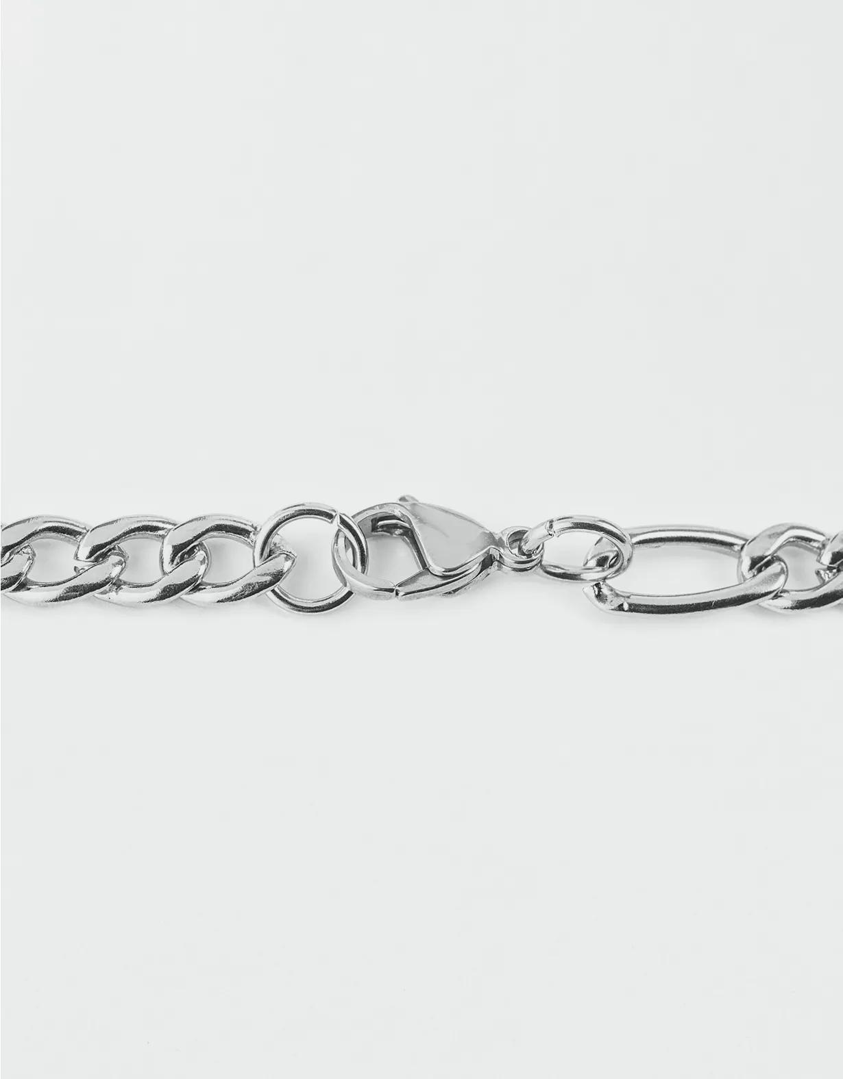 West Coast Jewelry Stainless Steel Figaro Chain Necklace Product Image